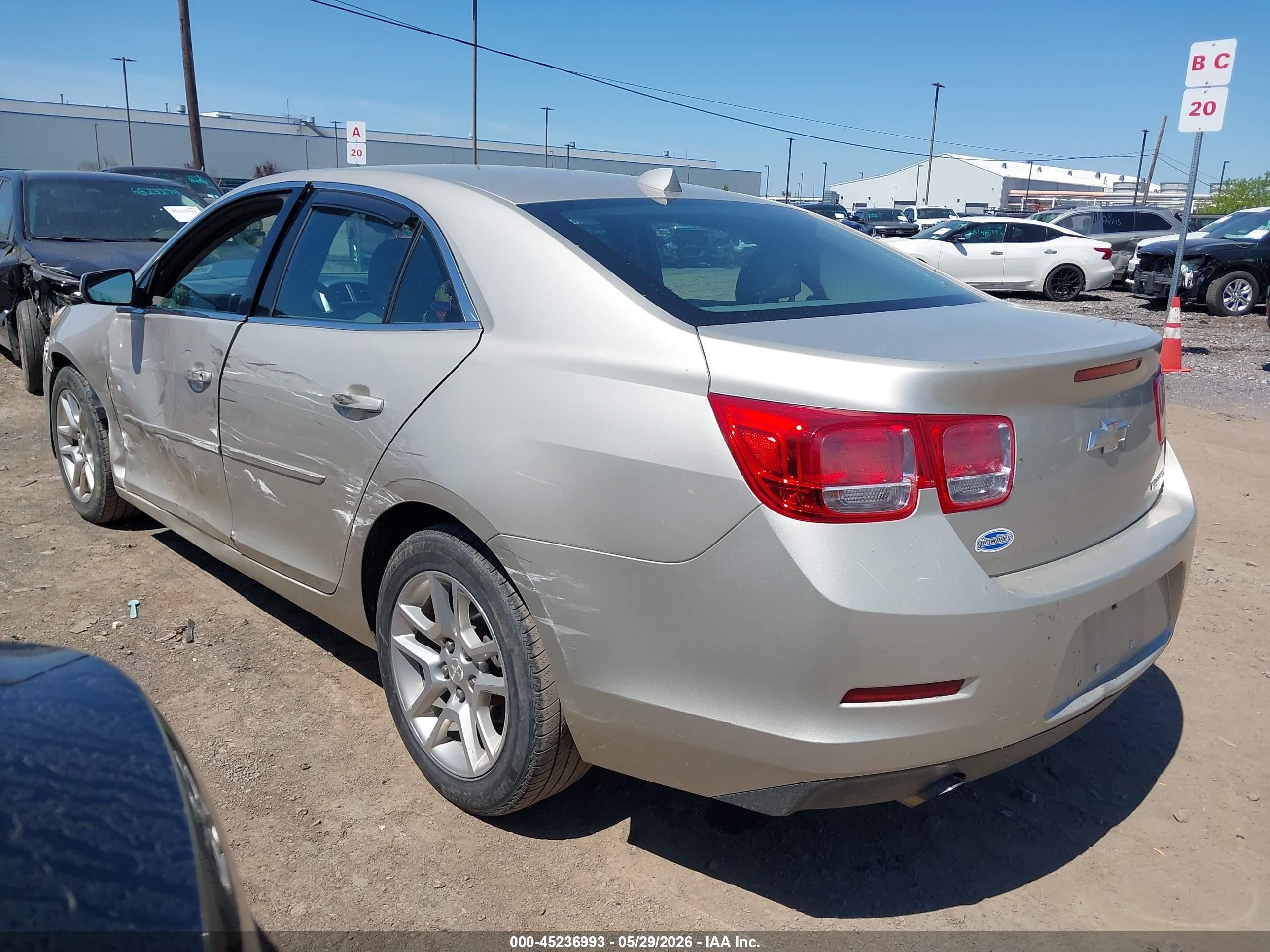 2013 Chevrolet Malibu 1lt Tan vin: 1G11C5SAXDF331582