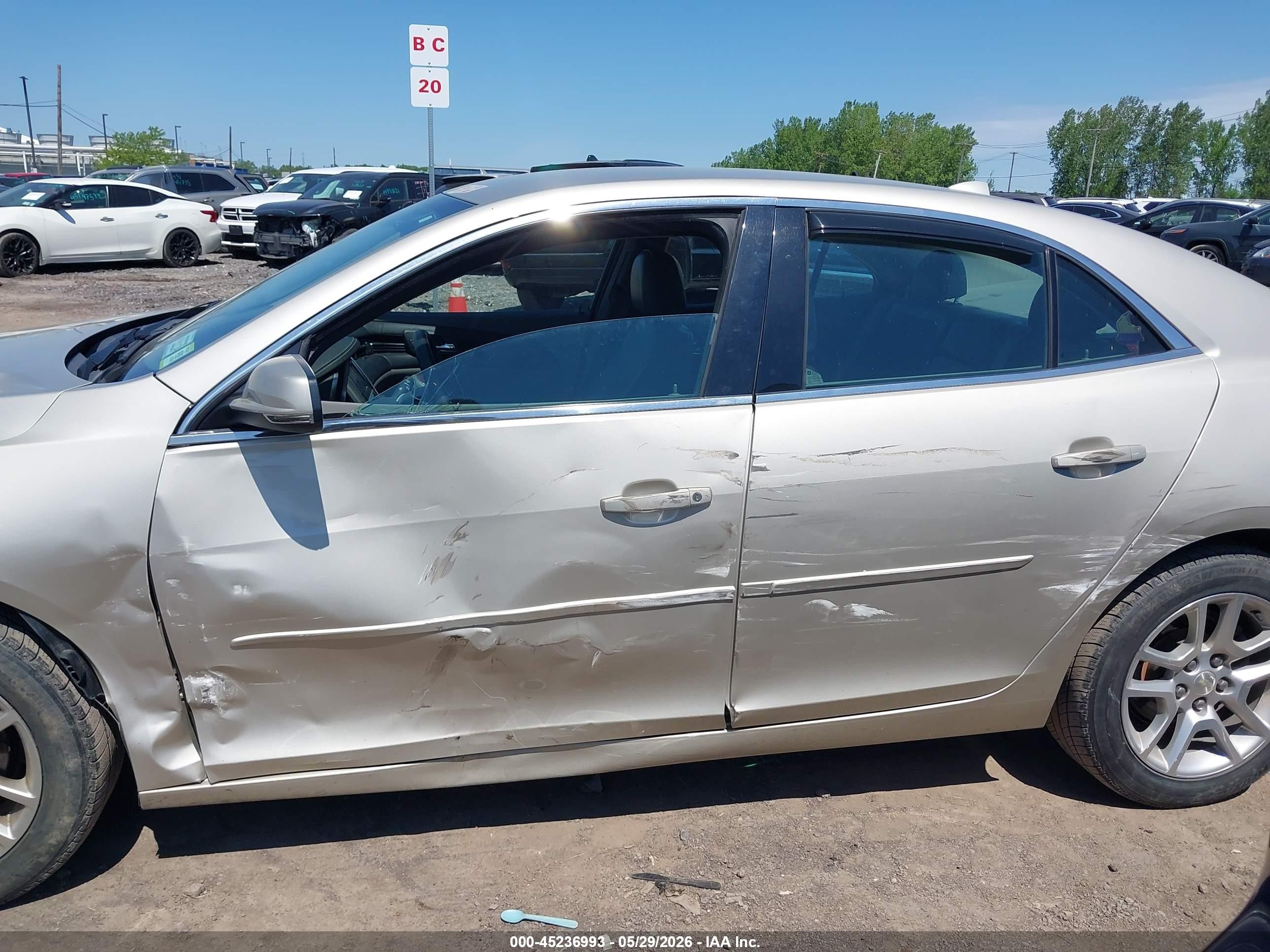 2013 Chevrolet Malibu 1lt Tan vin: 1G11C5SAXDF331582