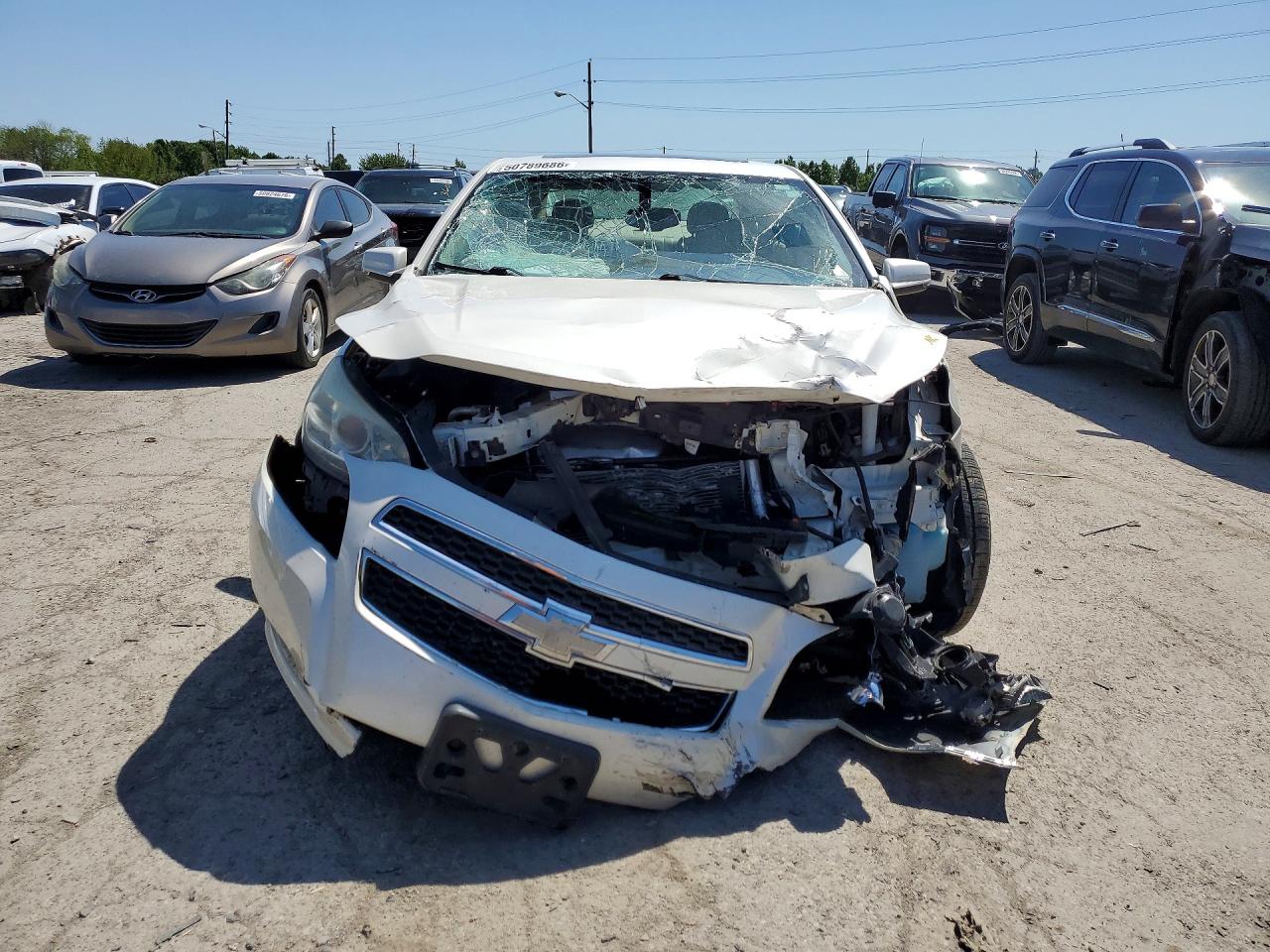 2013 Chevrolet Malibu 1lt Cream vin: 1G11C5SAXDF357924