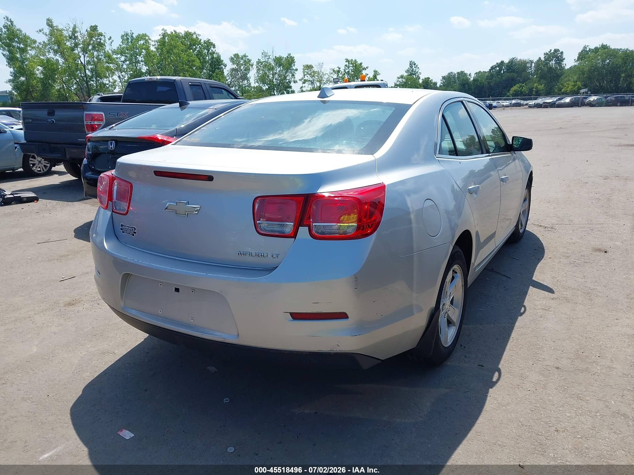 2013 Chevrolet Malibu 1lt Silver vin: 1G11C5SAXDU132964