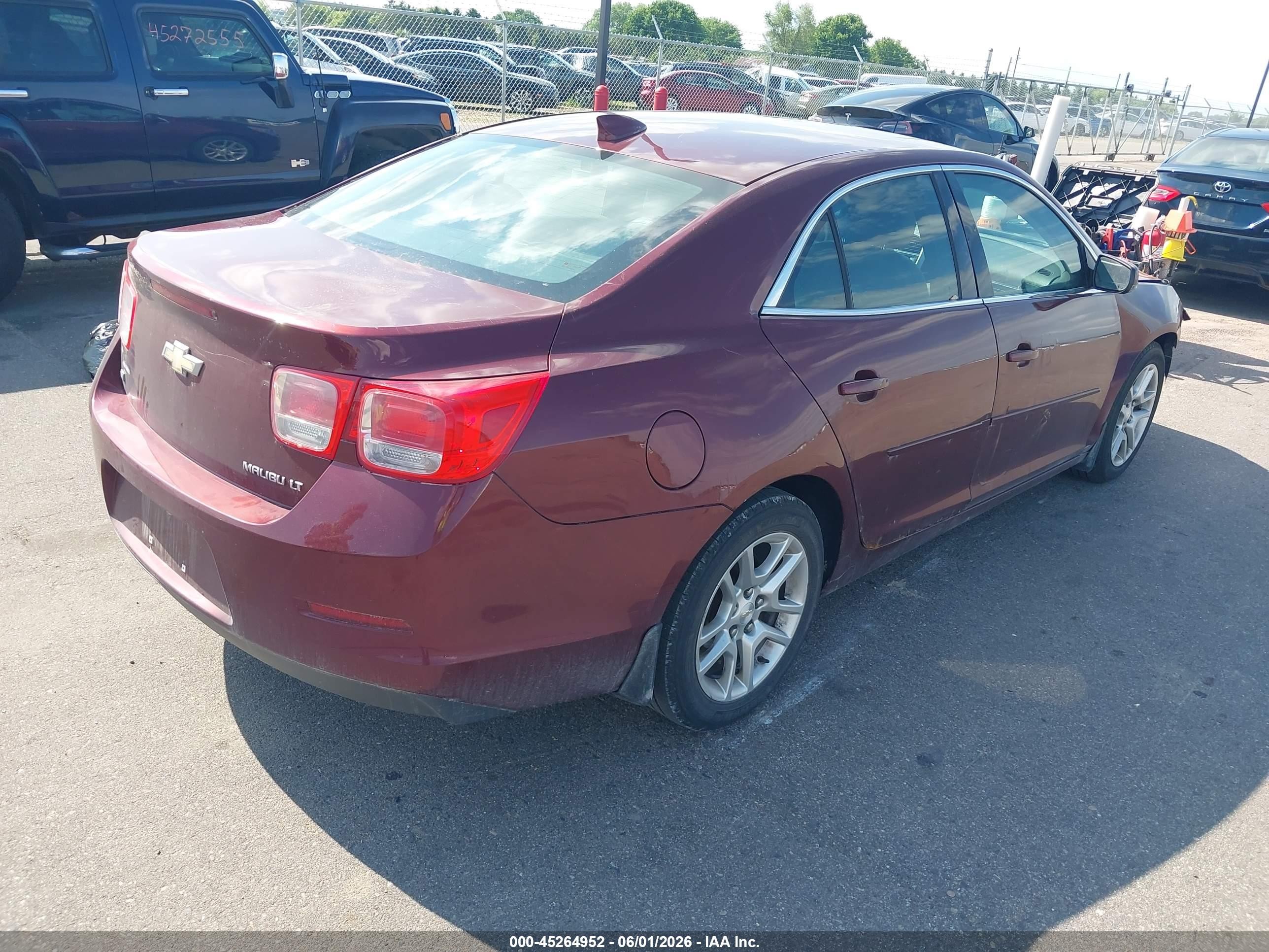 2016 Chevrolet Malibu Limited Lt Темно-бордовый vin: 1G11C5SAXGF117325