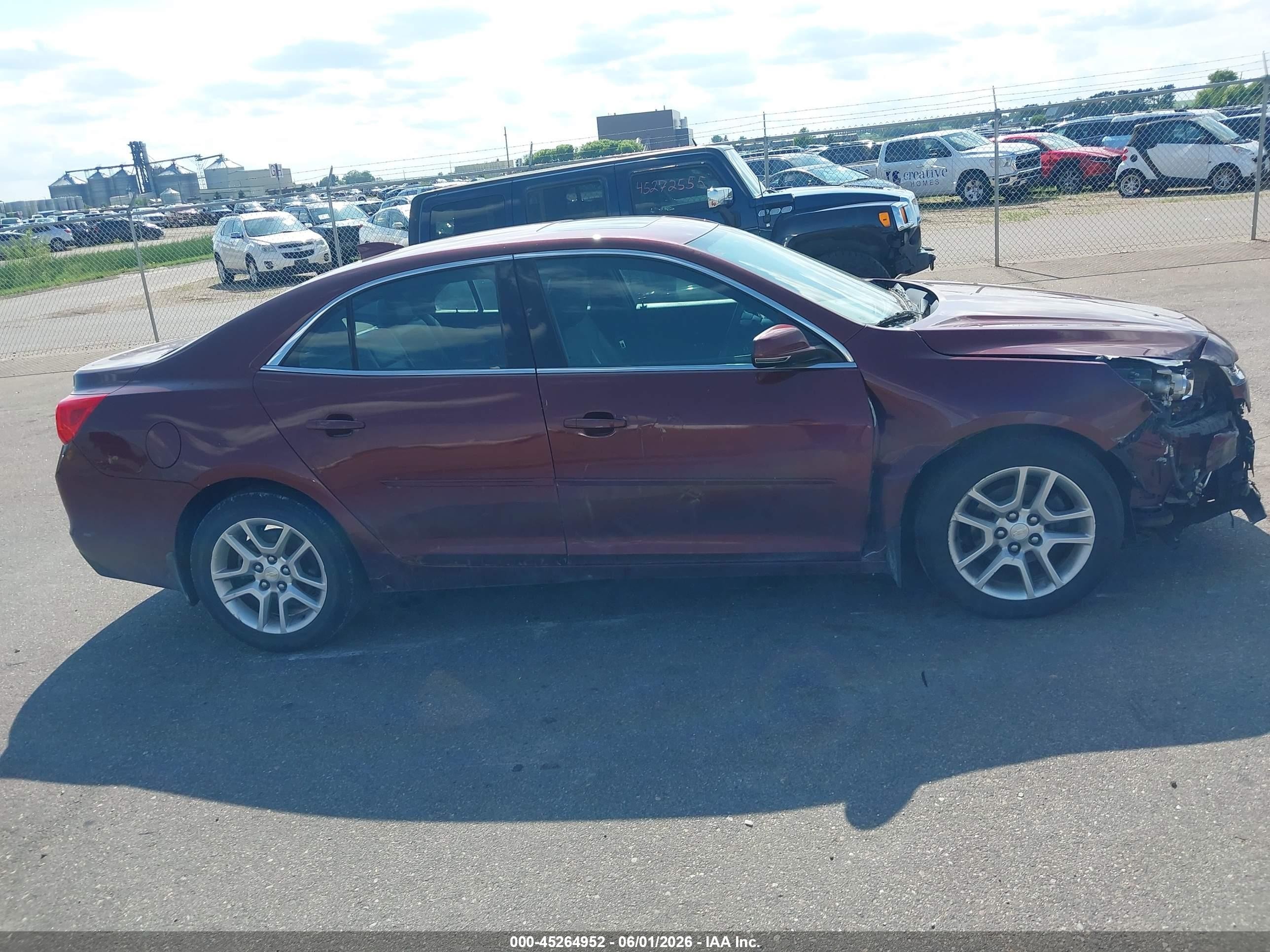 2016 Chevrolet Malibu Limited Lt Темно-бордовый vin: 1G11C5SAXGF117325