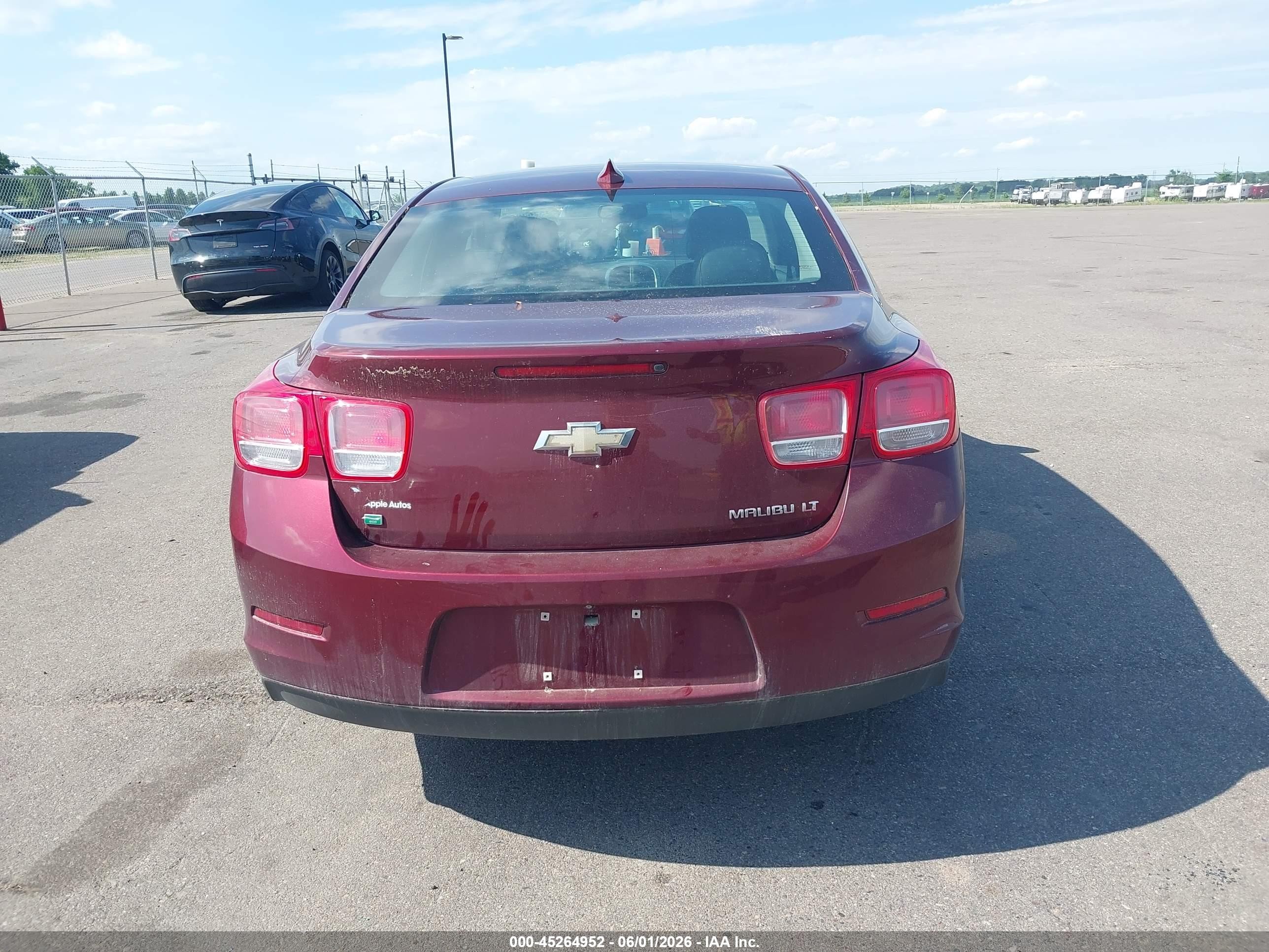 2016 Chevrolet Malibu Limited Lt Темно-бордовый vin: 1G11C5SAXGF117325