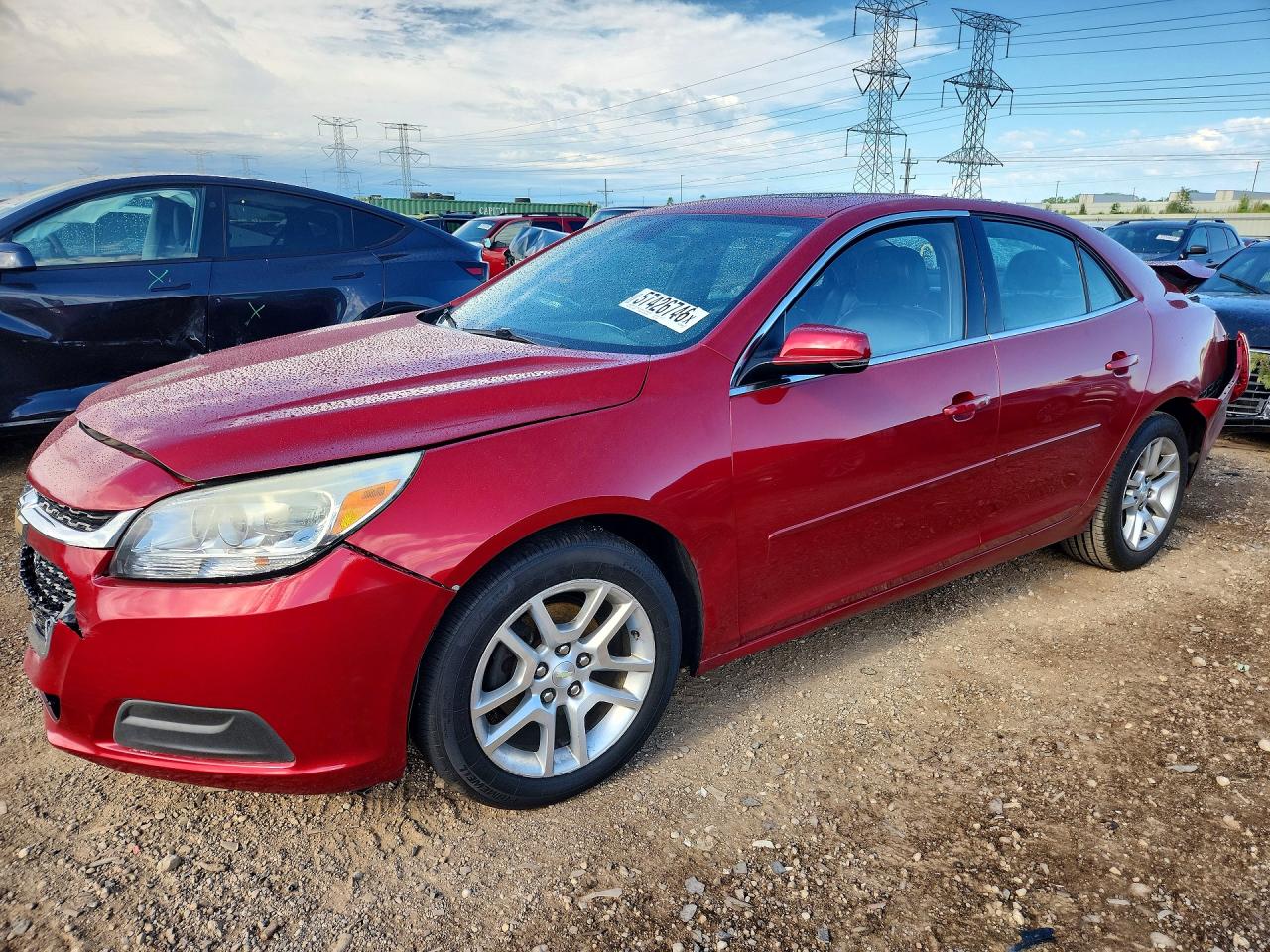 2014 Chevrolet Malibu 1lt Red vin: 1G11C5SL0EF119888