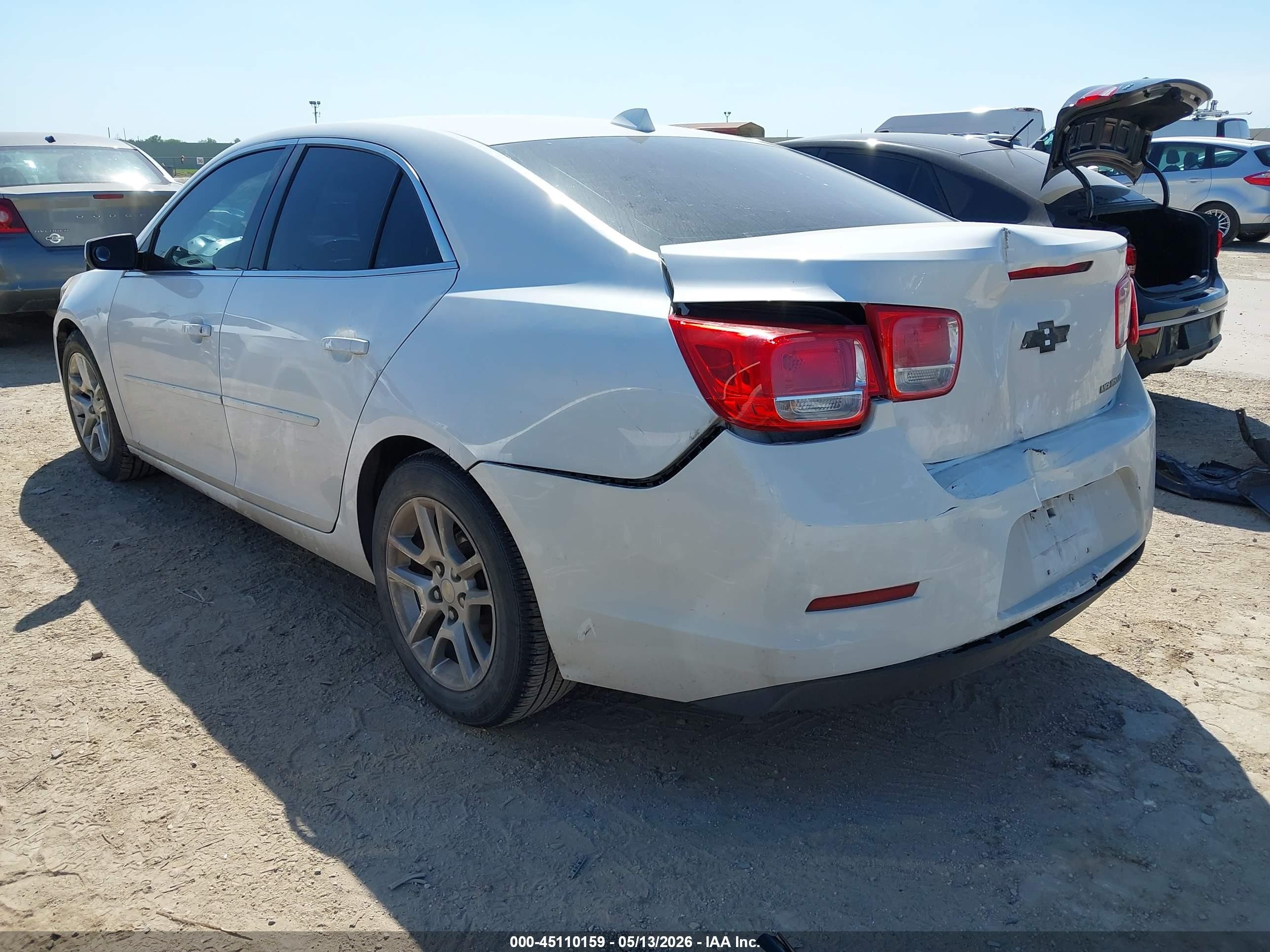 2014 Chevrolet Malibu 1lt White vin: 1G11C5SL0EF178729