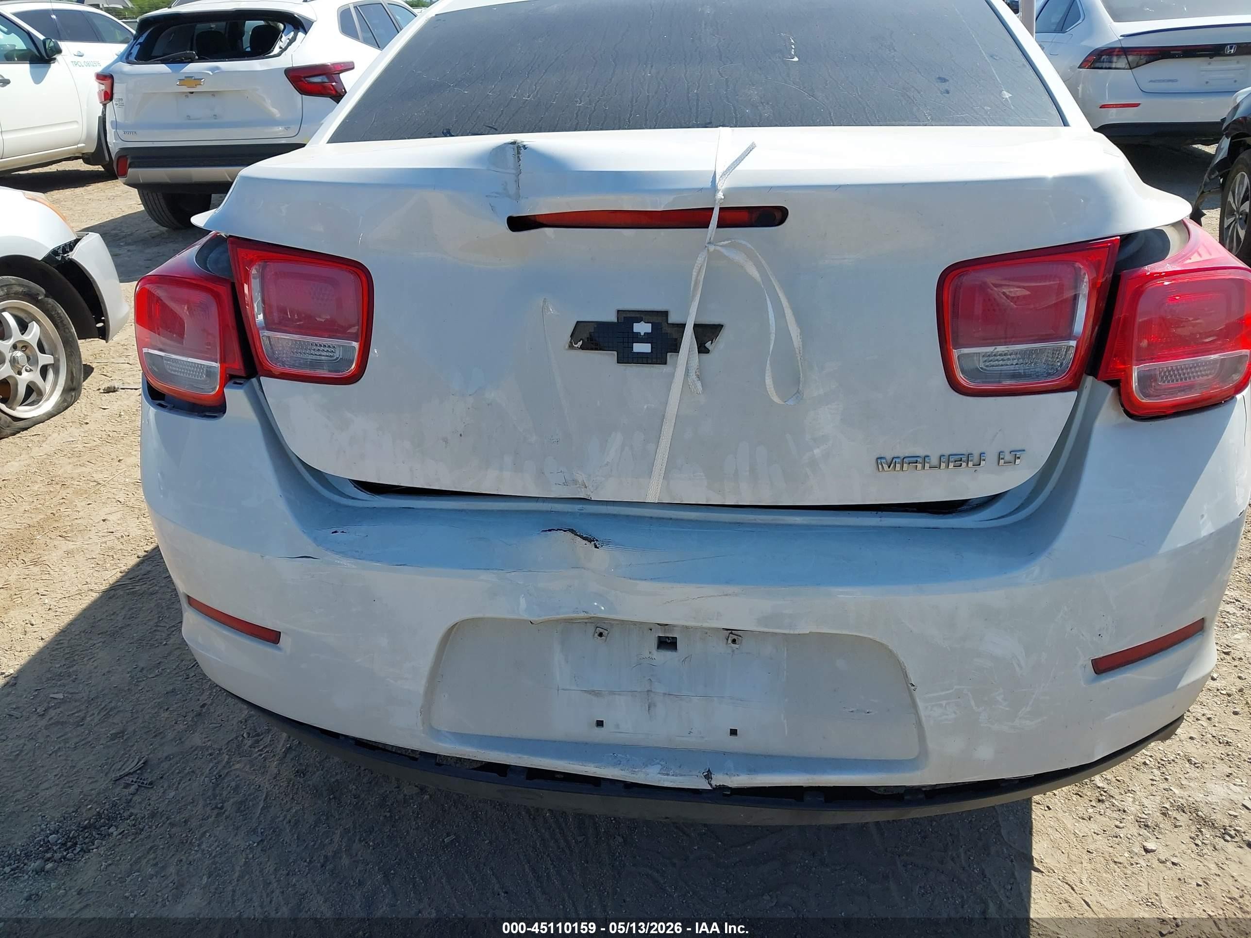 2014 Chevrolet Malibu 1lt White vin: 1G11C5SL0EF178729