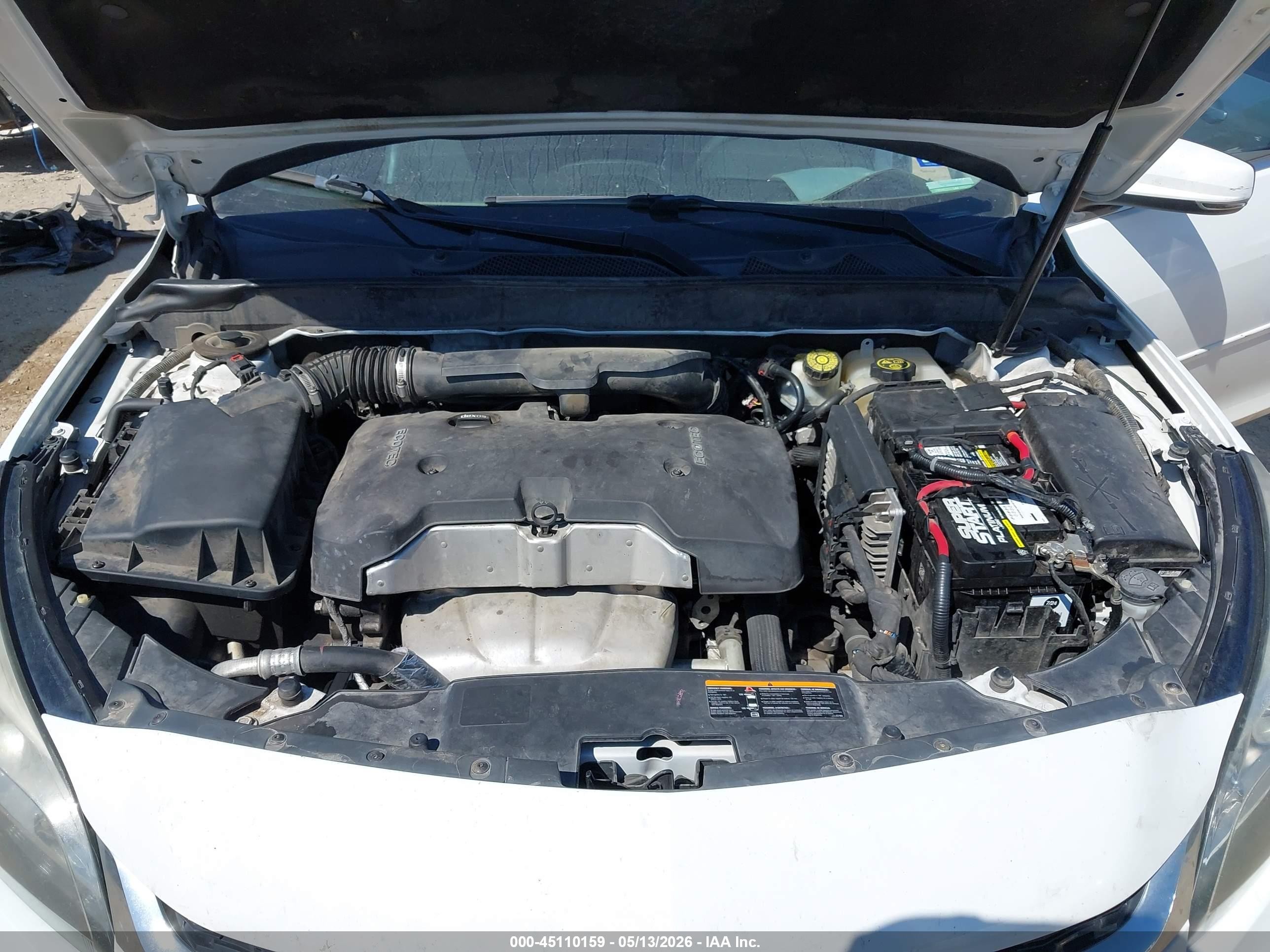 2014 Chevrolet Malibu 1lt White vin: 1G11C5SL0EF178729