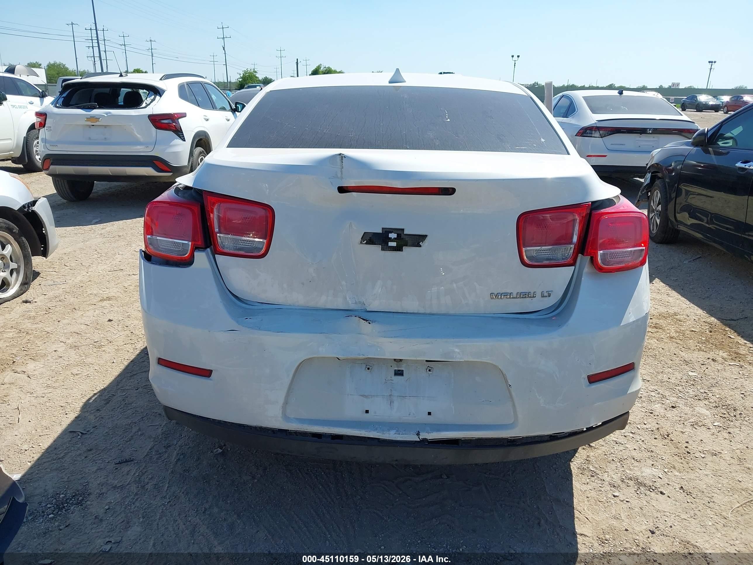 2014 Chevrolet Malibu 1lt White vin: 1G11C5SL0EF178729