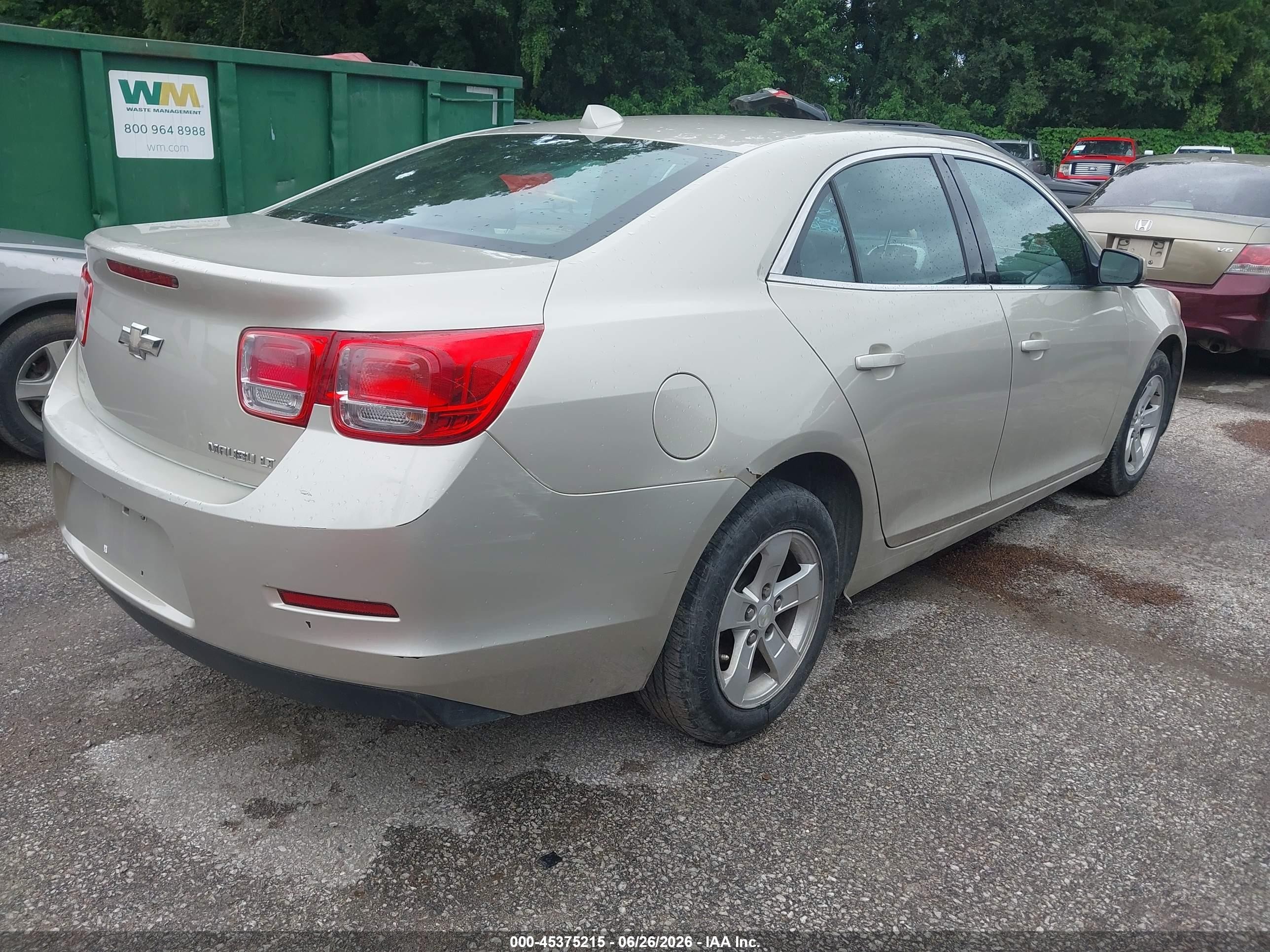 2014 Chevrolet Malibu 1lt Beige vin: 1G11C5SL0EF191772