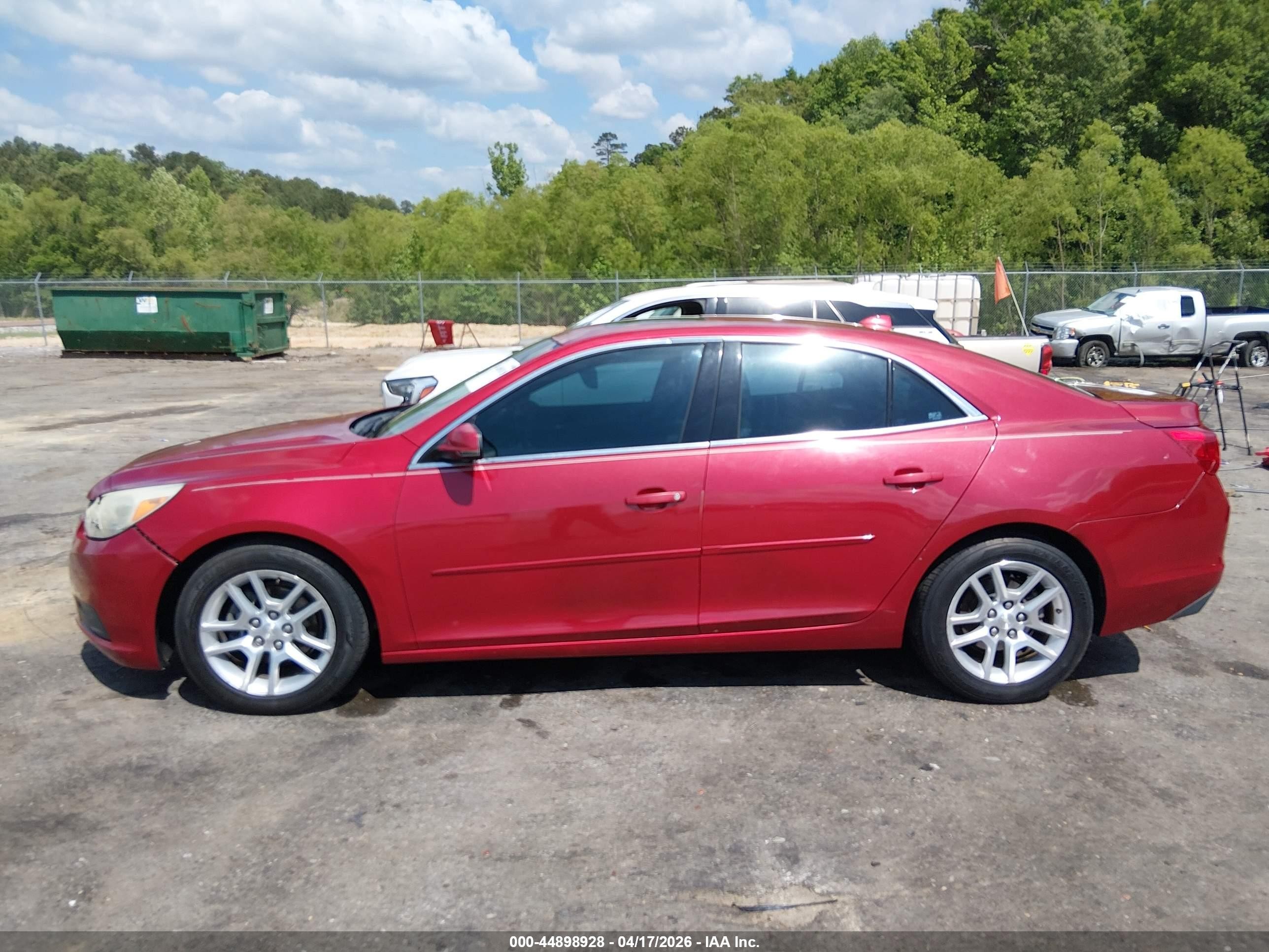 2014 Chevrolet Malibu 1lt Red vin: 1G11C5SL0EF241795