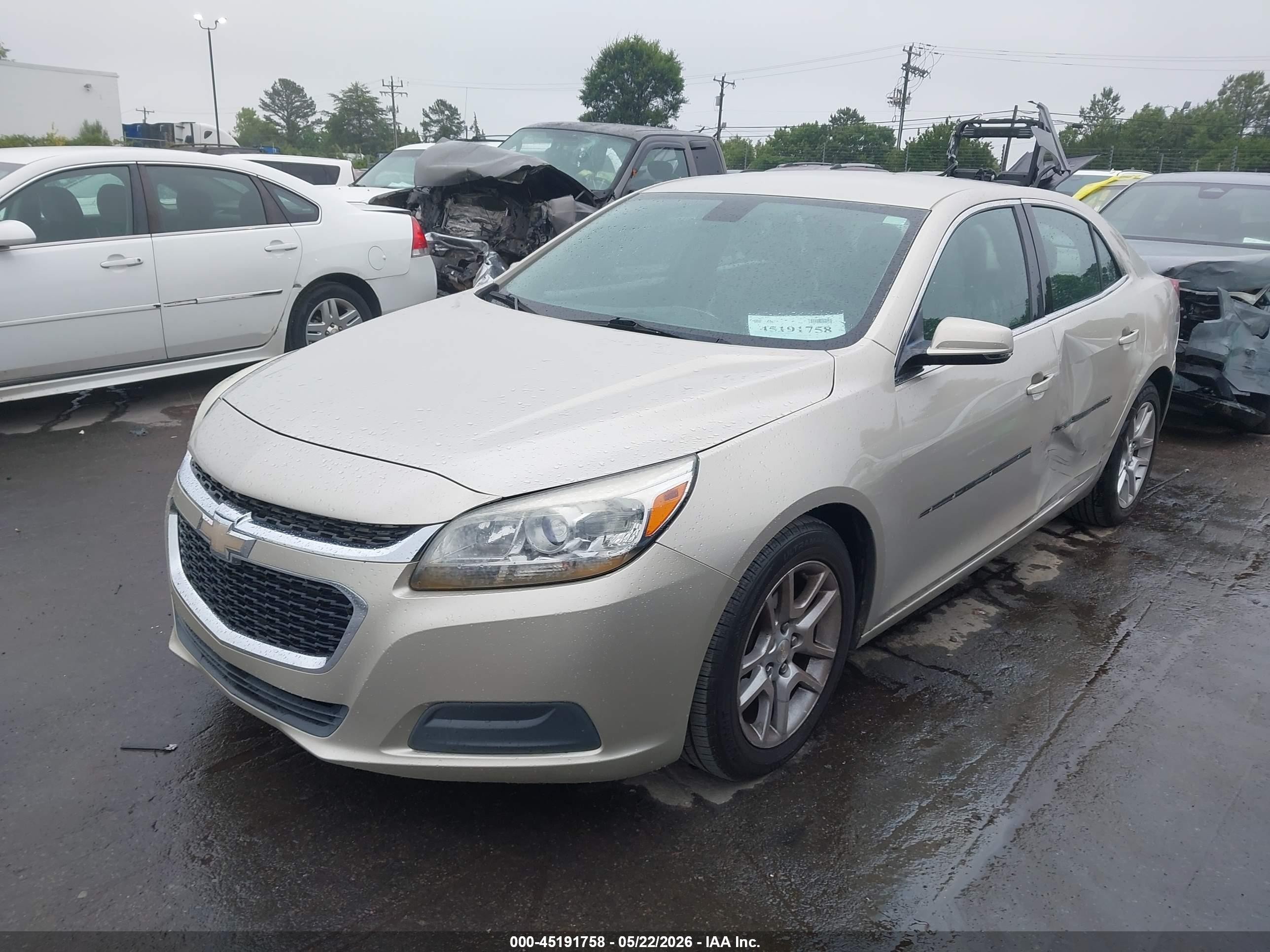 2014 Chevrolet Malibu 1lt Beige vin: 1G11C5SL0EF245684