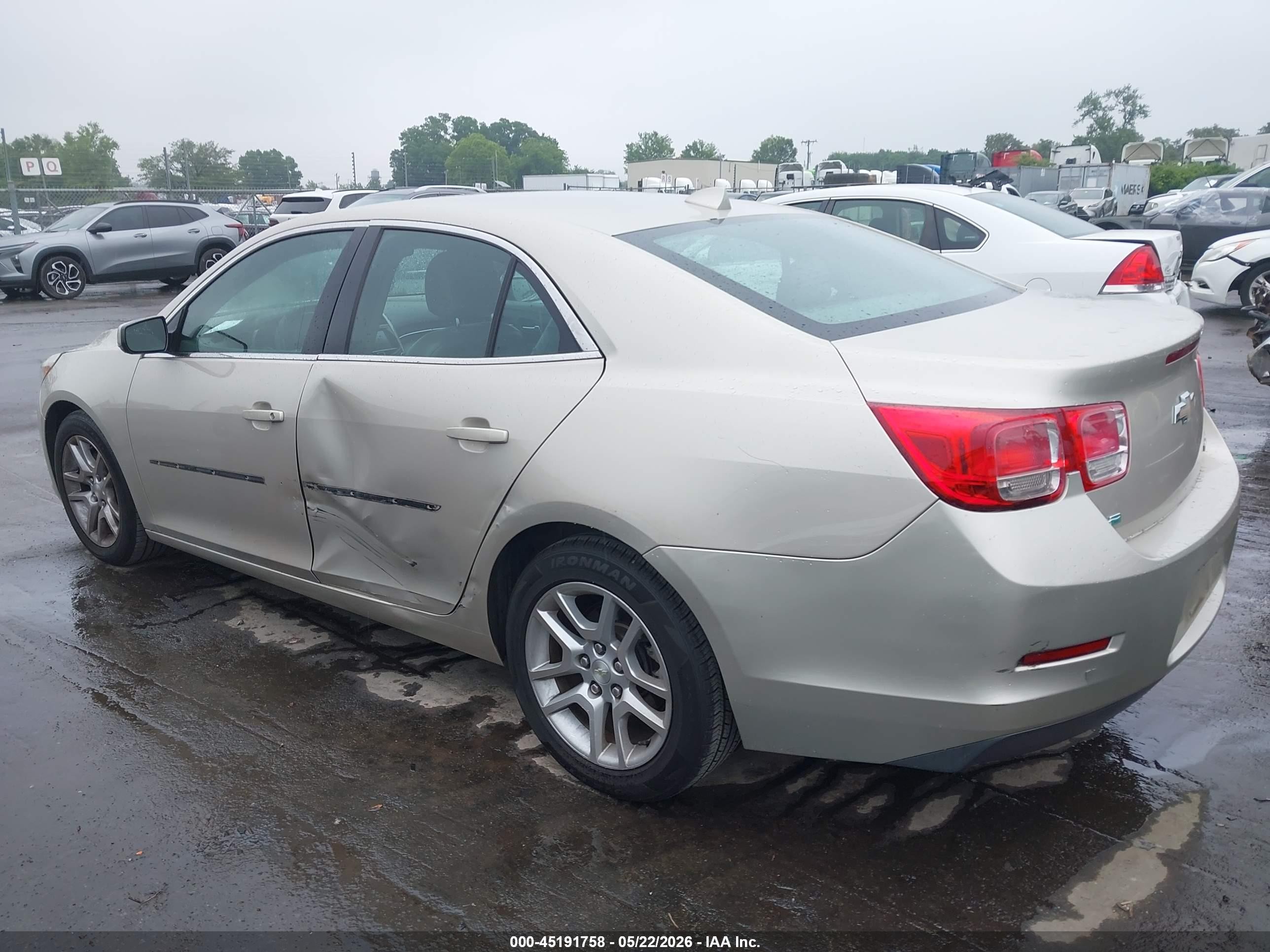 2014 Chevrolet Malibu 1lt Beige vin: 1G11C5SL0EF245684