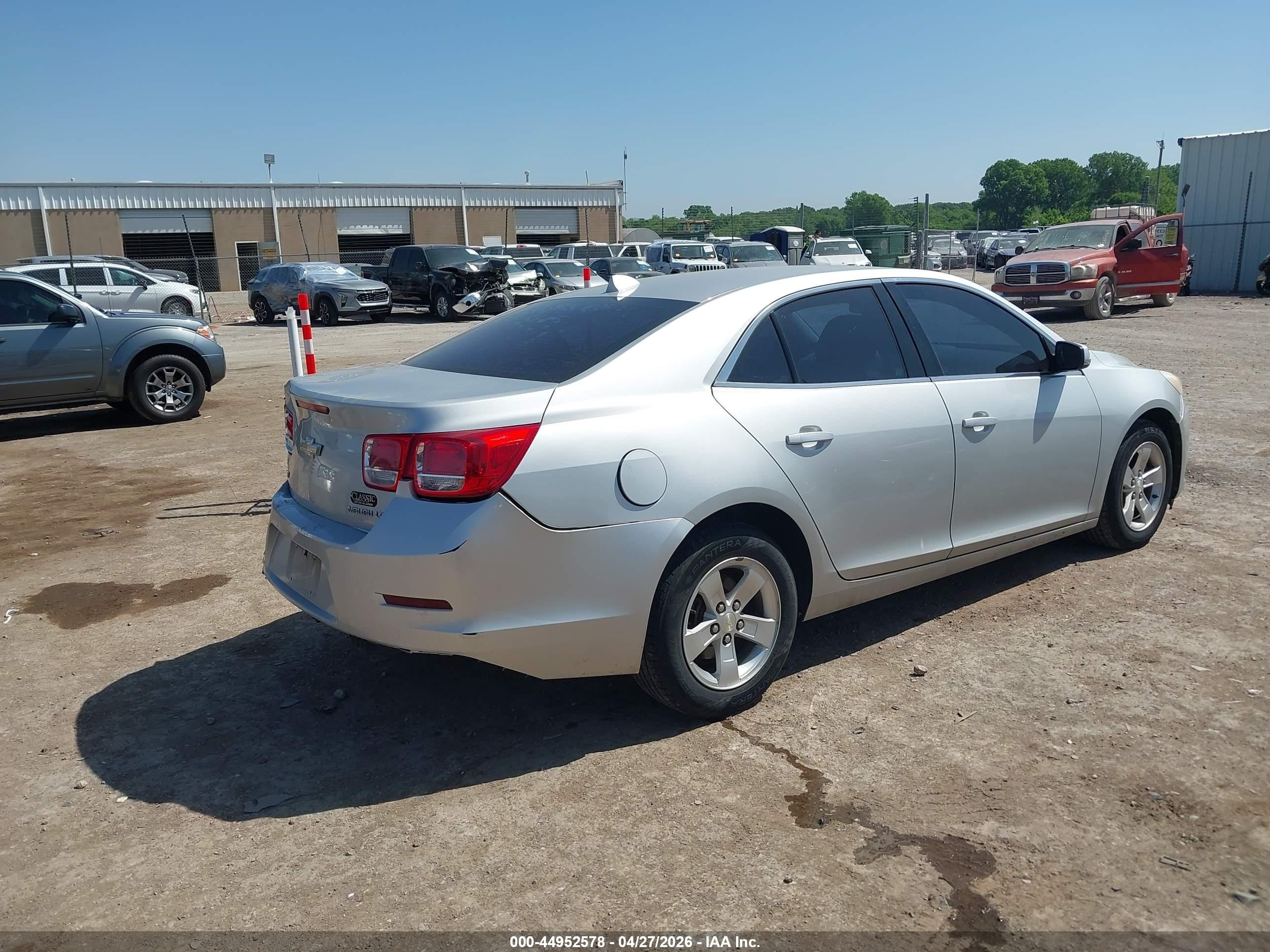 2014 Chevrolet Malibu 1lt Silver vin: 1G11C5SL0EF250268