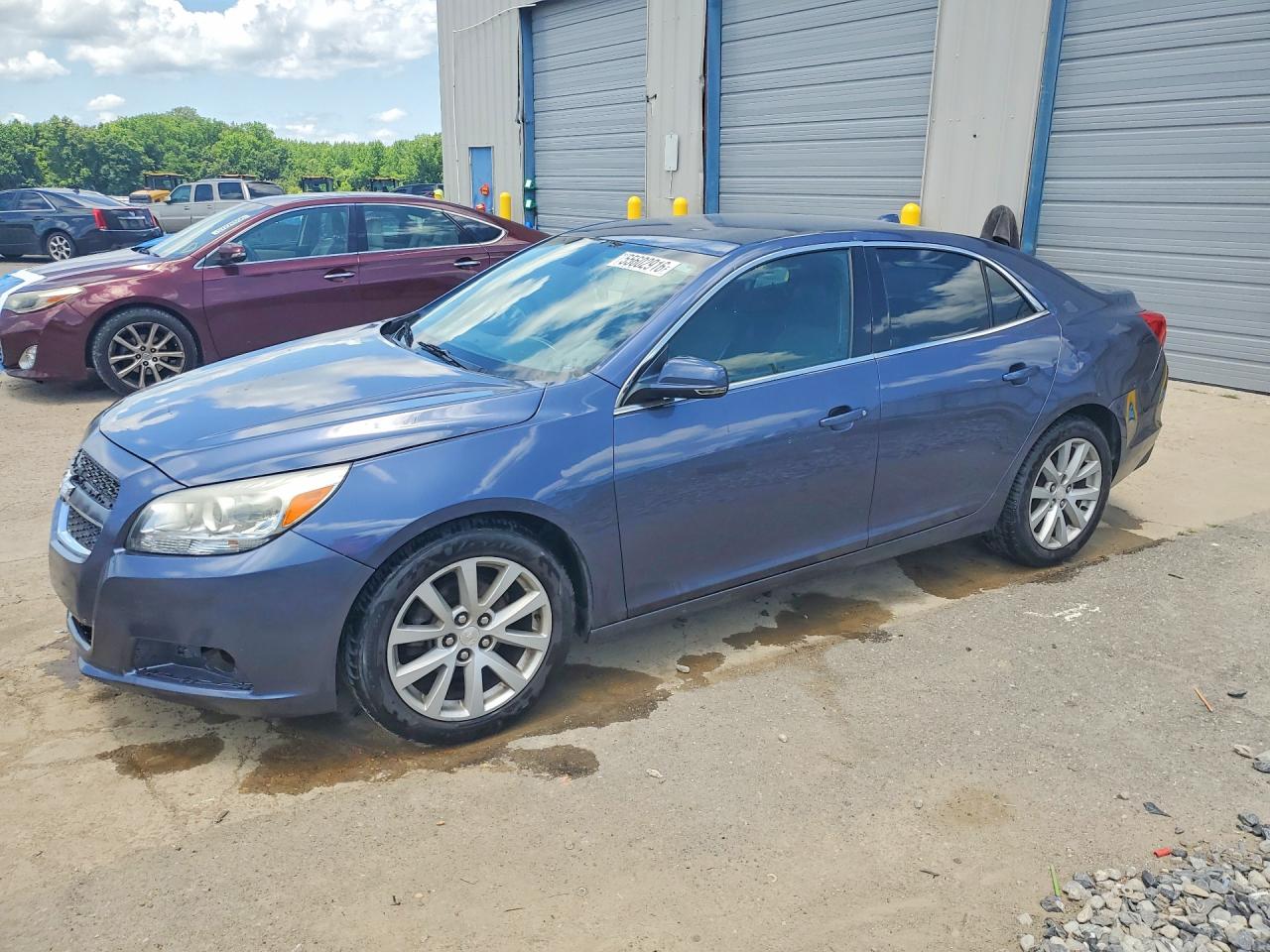 2014 Chevrolet Malibu 1lt Blue vin: 1G11C5SL0EF293282