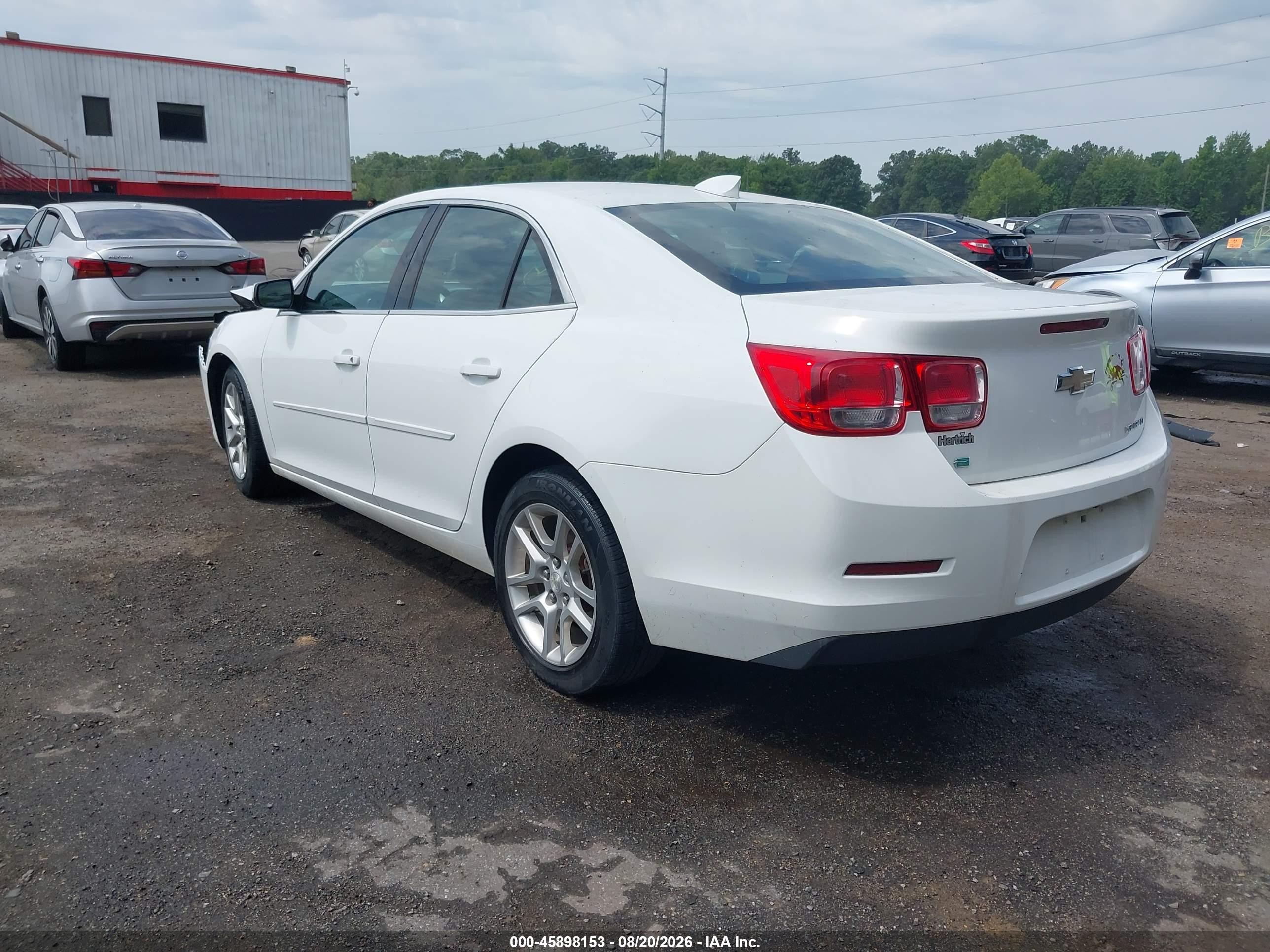 2015 Chevrolet Malibu 1lt White vin: 1G11C5SL0FF102008