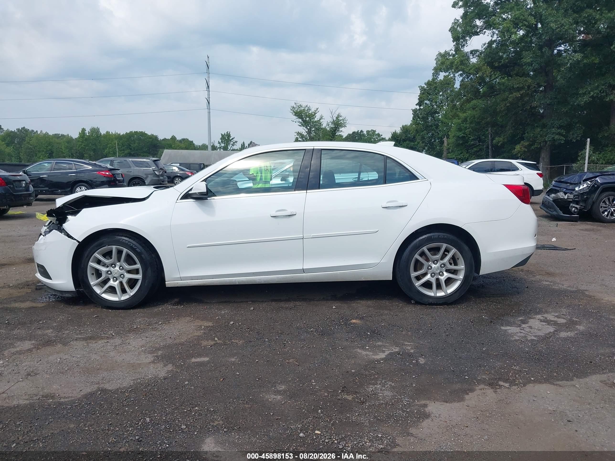 2015 Chevrolet Malibu 1lt White vin: 1G11C5SL0FF102008