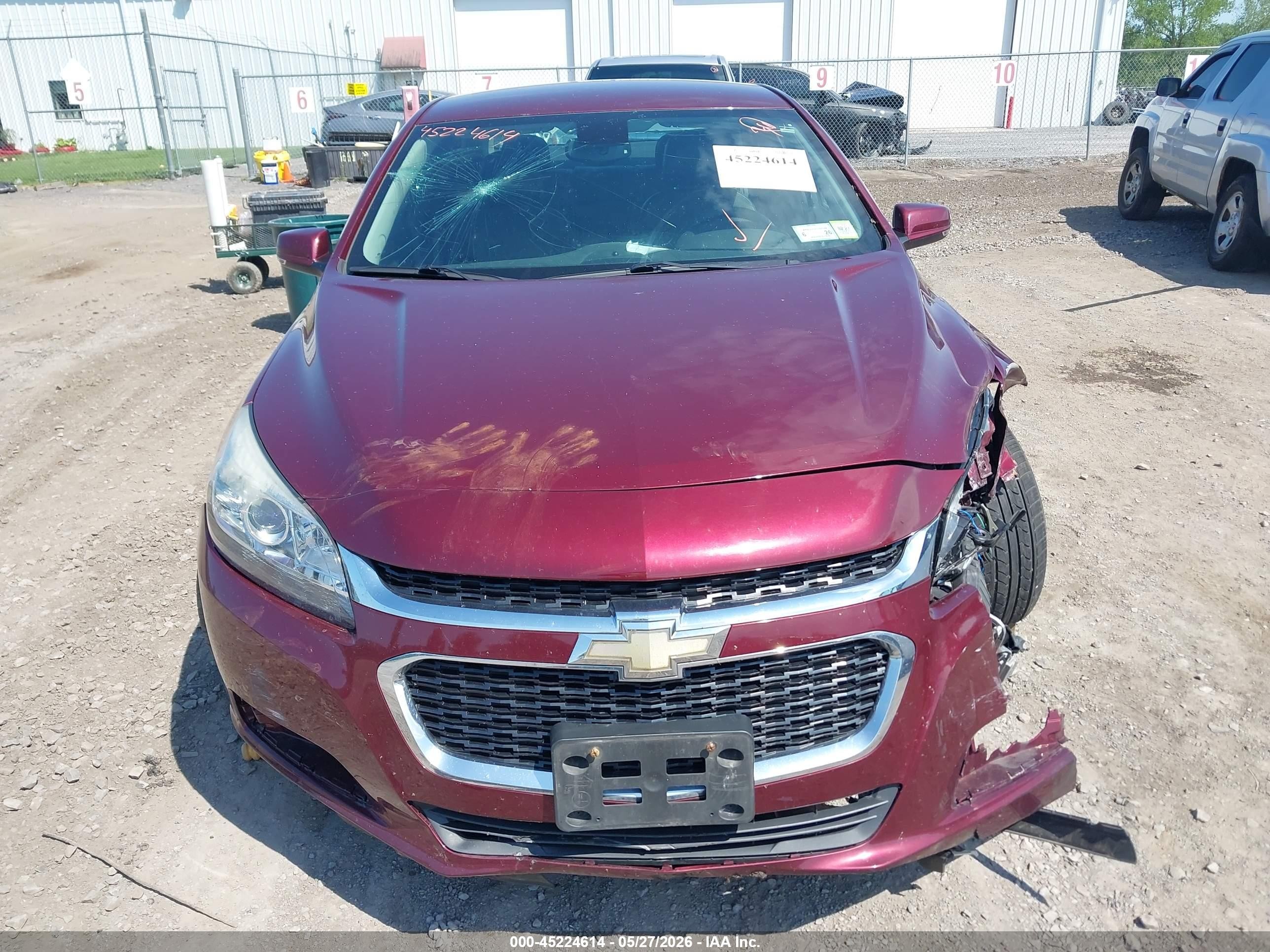 2015 Chevrolet Malibu 1lt Red vin: 1G11C5SL0FF109265