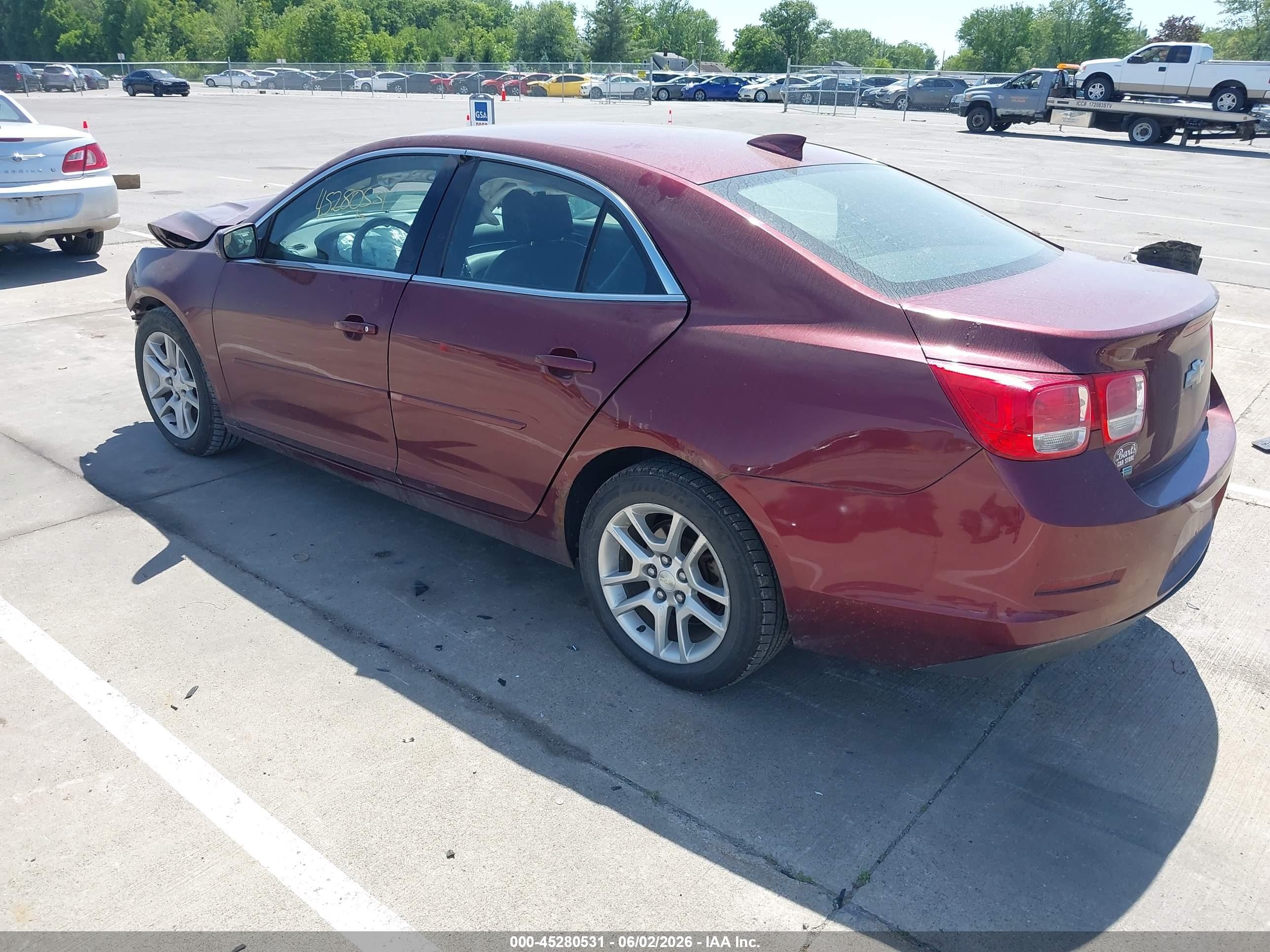 2015 Chevrolet Malibu 1lt Red vin: 1G11C5SL0FF114997
