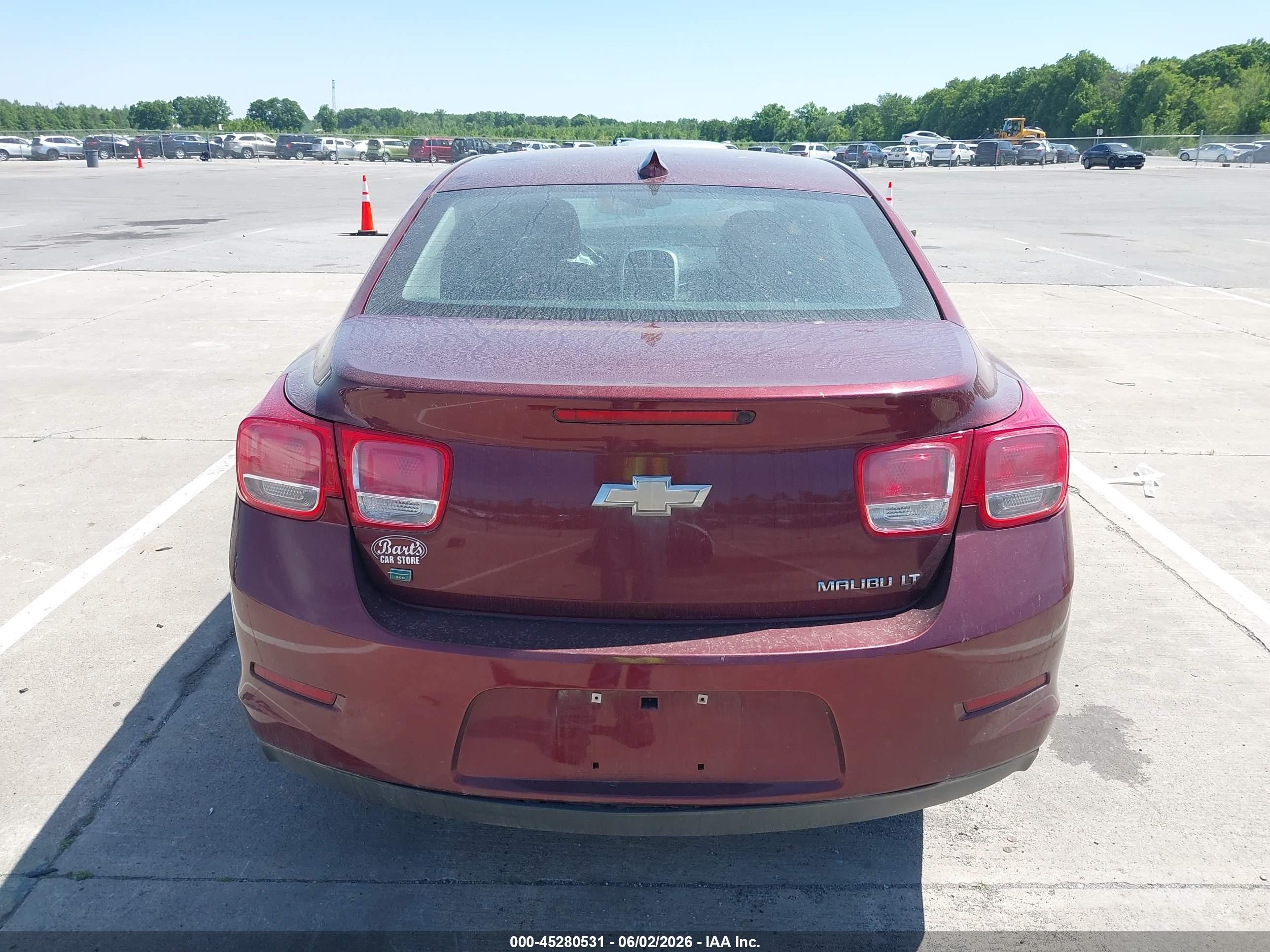 2015 Chevrolet Malibu 1lt Red vin: 1G11C5SL0FF114997