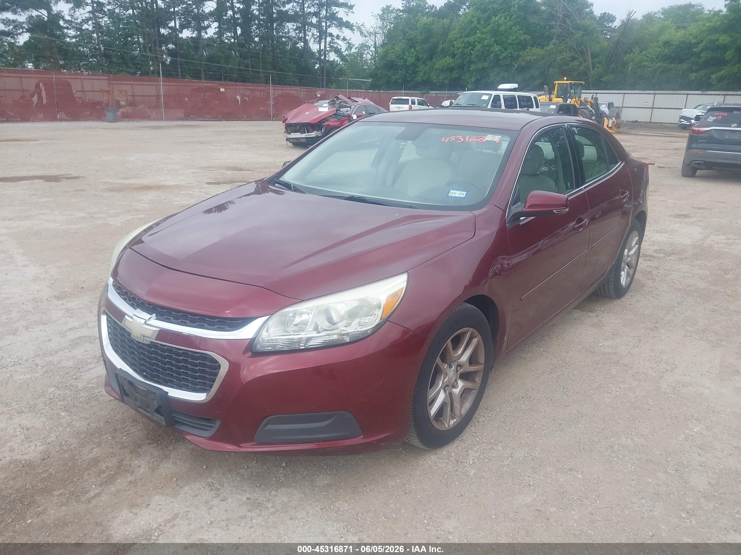 2015 Chevrolet Malibu 1lt Maroon vin: 1G11C5SL0FF122100