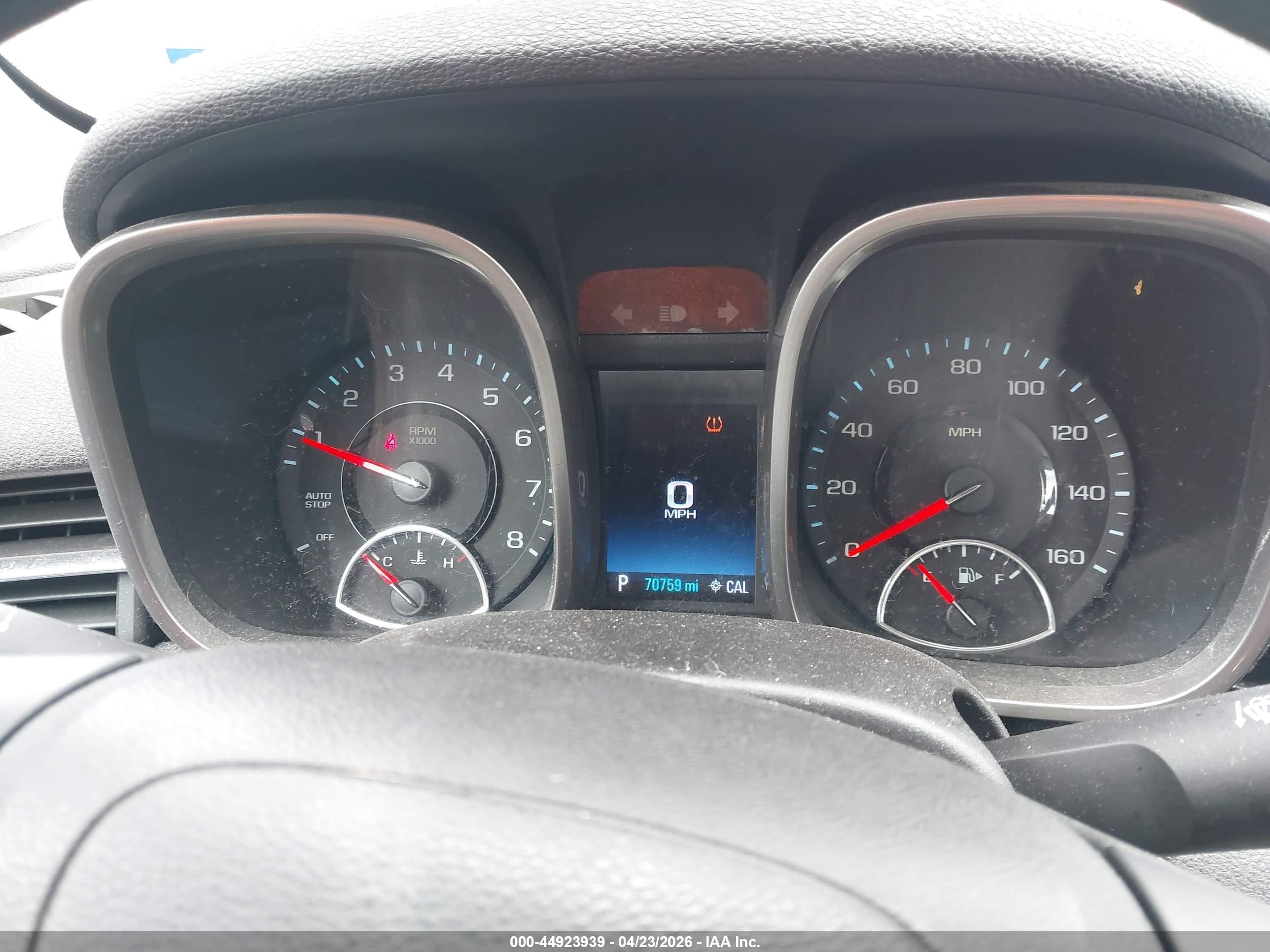 2015 Chevrolet Malibu 1lt Серый vin: 1G11C5SL0FF157235