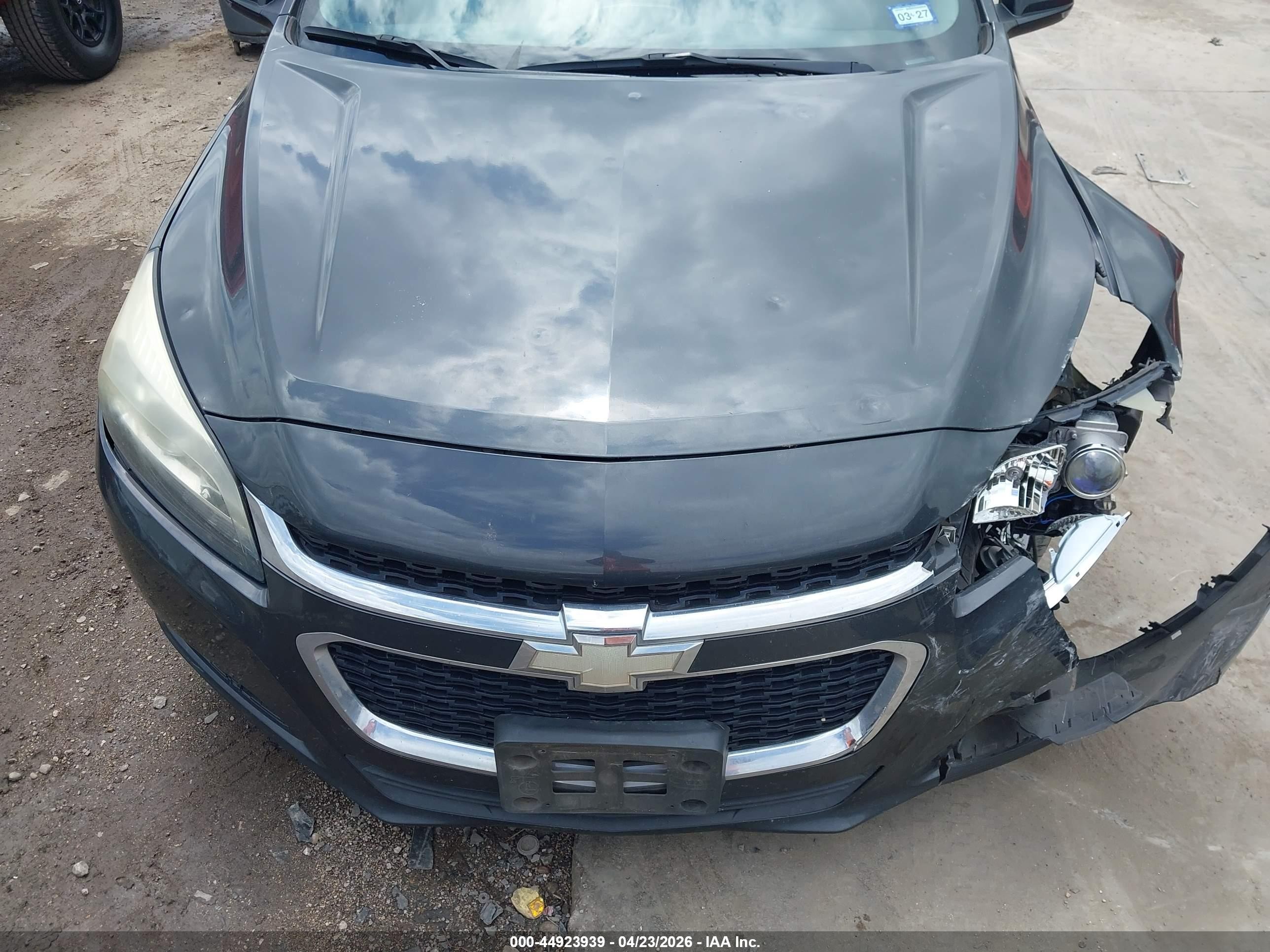 2015 Chevrolet Malibu 1lt Серый vin: 1G11C5SL0FF157235