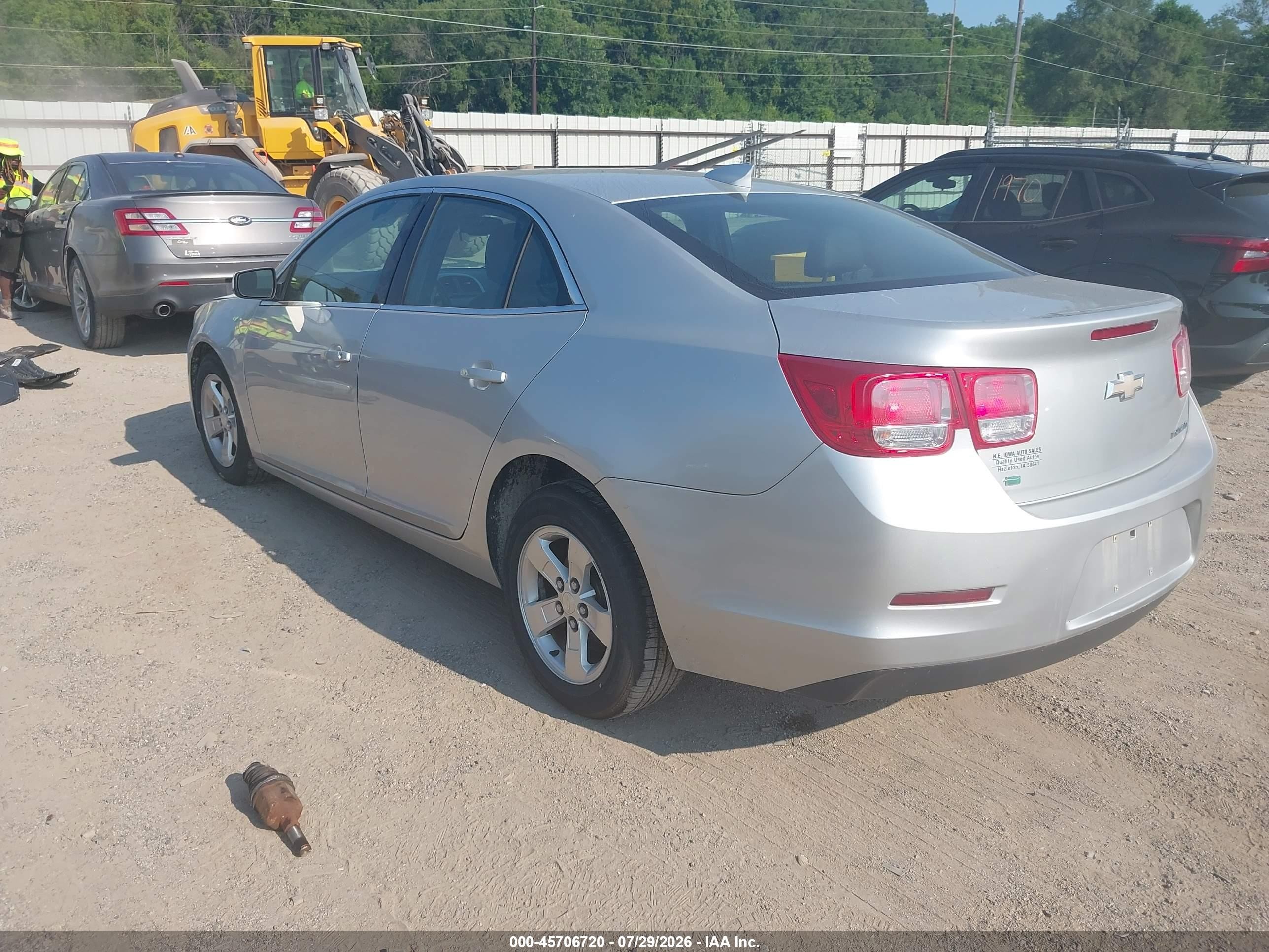 2015 Chevrolet Malibu 1lt Gray vin: 1G11C5SL0FF198576