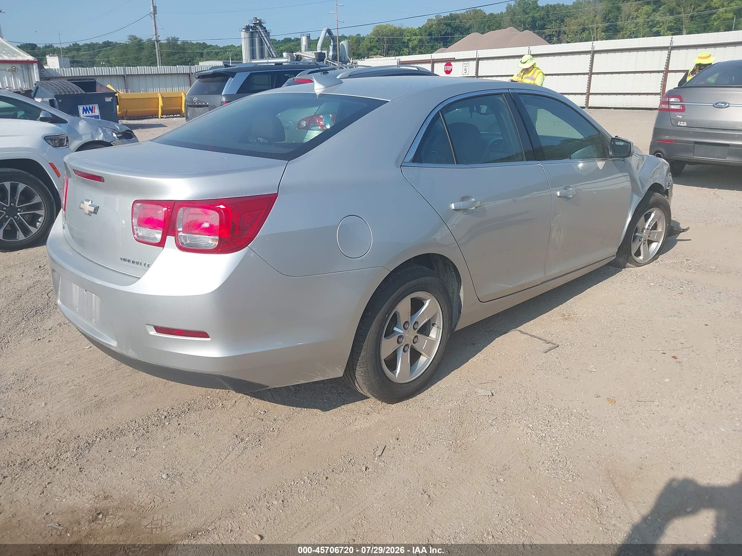 2015 Chevrolet Malibu 1lt Gray vin: 1G11C5SL0FF198576