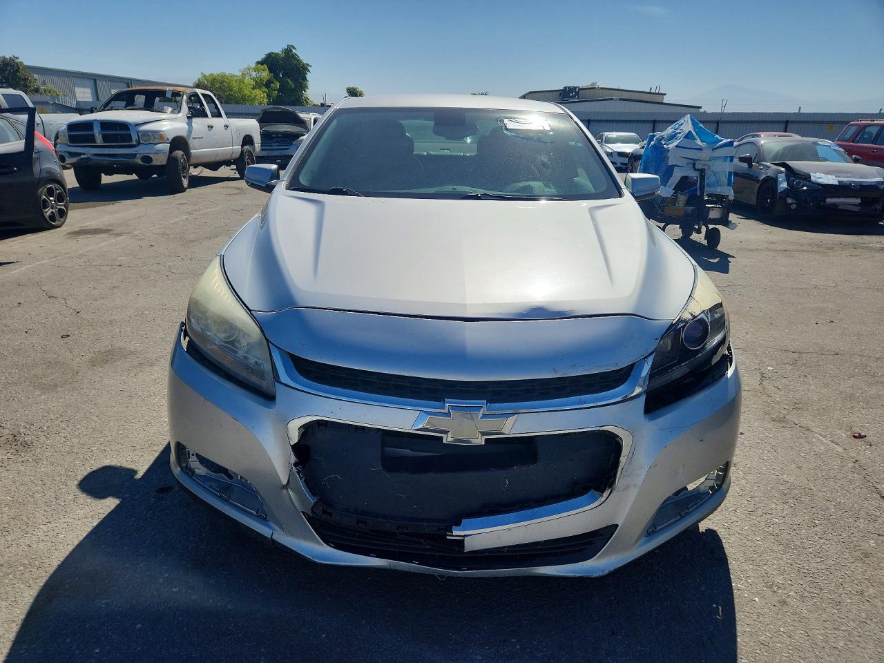 2015 Chevrolet Malibu 1lt Silver vin: 1G11C5SL0FF284468