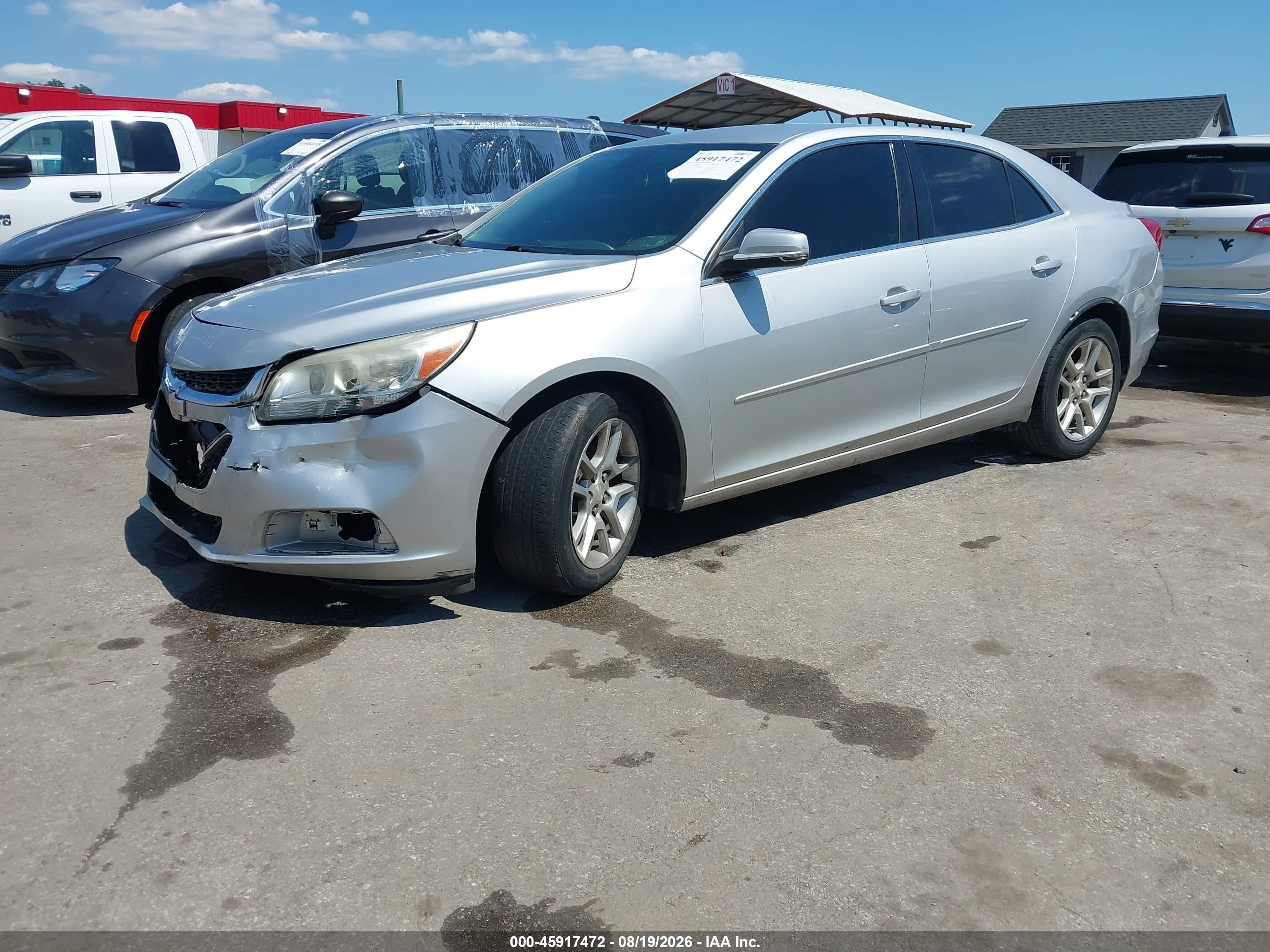 2015 Chevrolet Malibu 1lt Silver vin: 1G11C5SL0FF293915