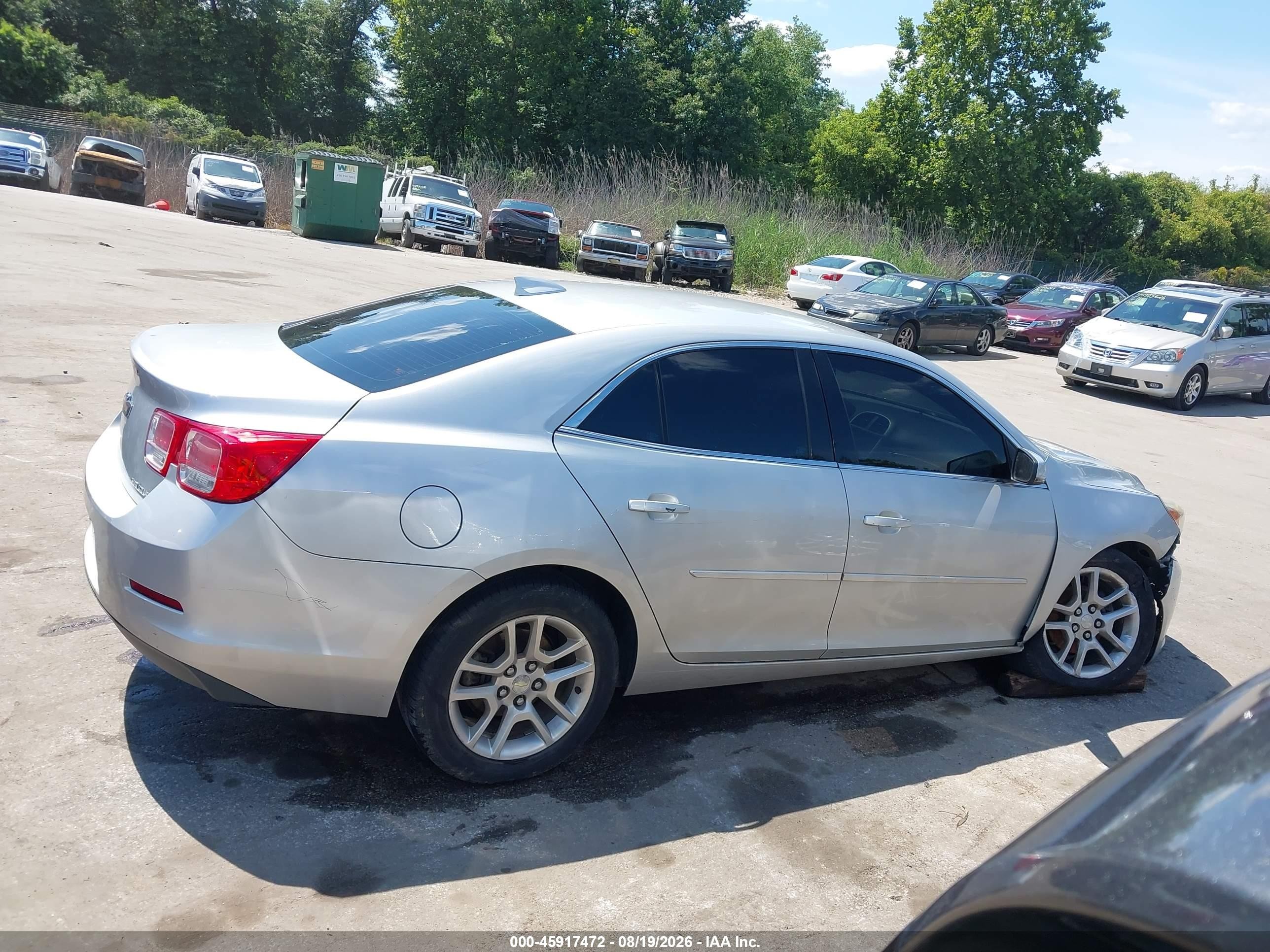 2015 Chevrolet Malibu 1lt Silver vin: 1G11C5SL0FF293915