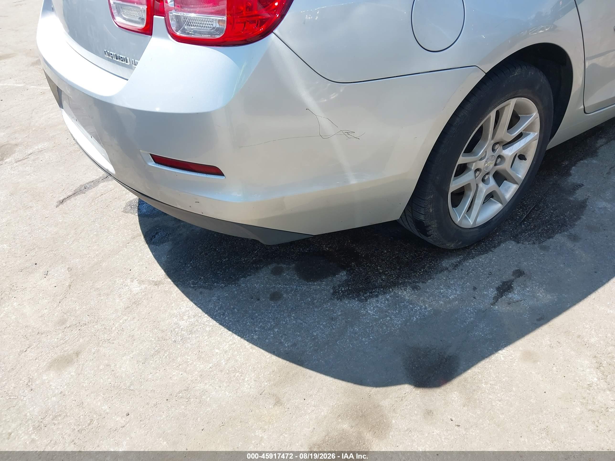 2015 Chevrolet Malibu 1lt Silver vin: 1G11C5SL0FF293915