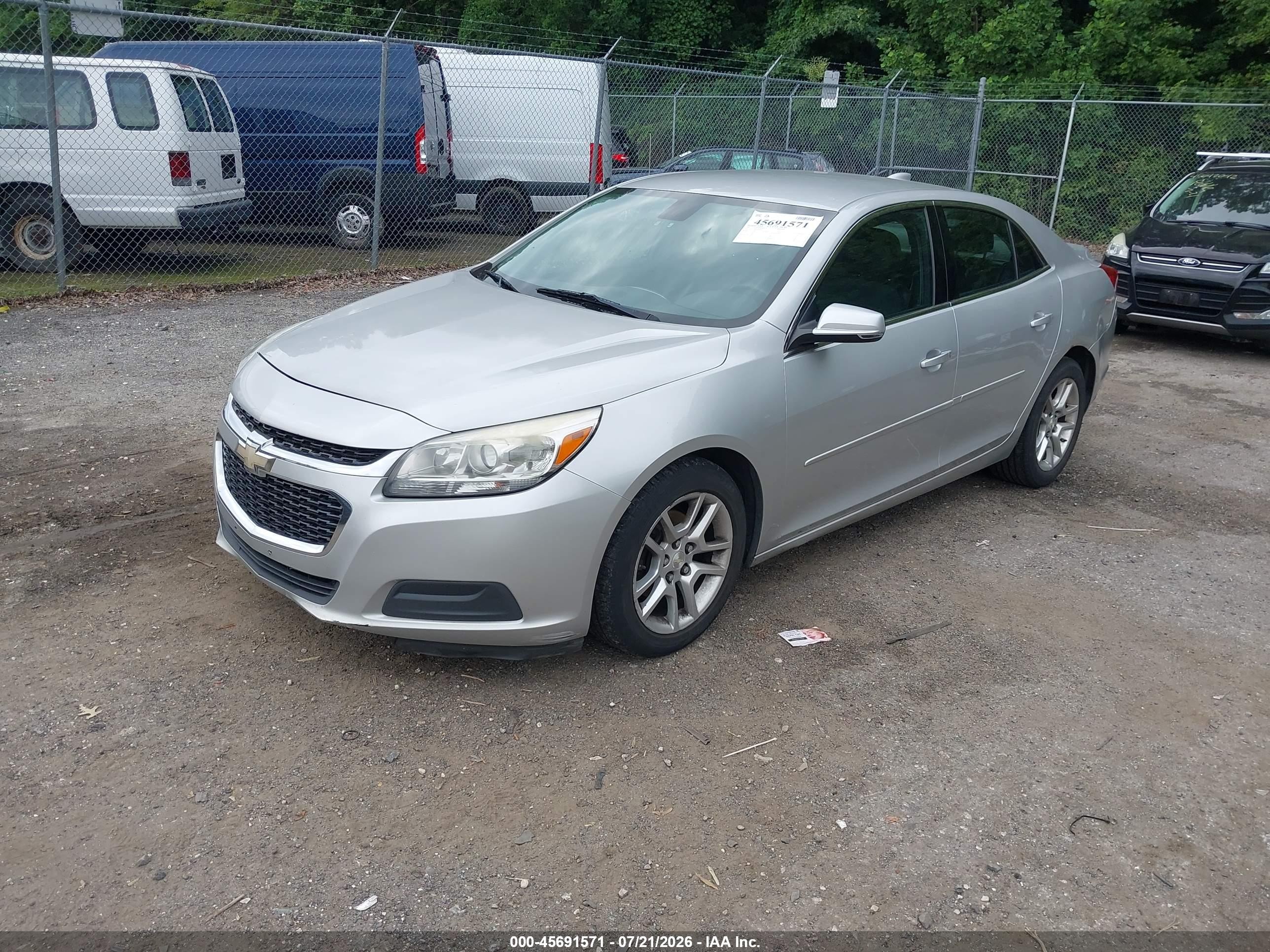 2015 Chevrolet Malibu 1lt Silver vin: 1G11C5SL0FF303021