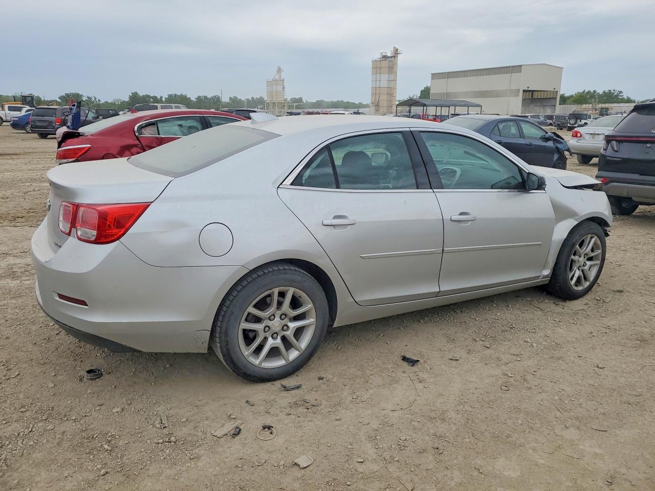 2015 Chevrolet Malibu 1lt Silver vin: 1G11C5SL0FU122268
