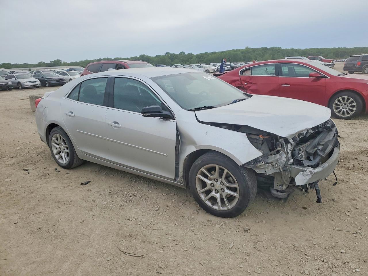 2015 Chevrolet Malibu 1lt Silver vin: 1G11C5SL0FU122268