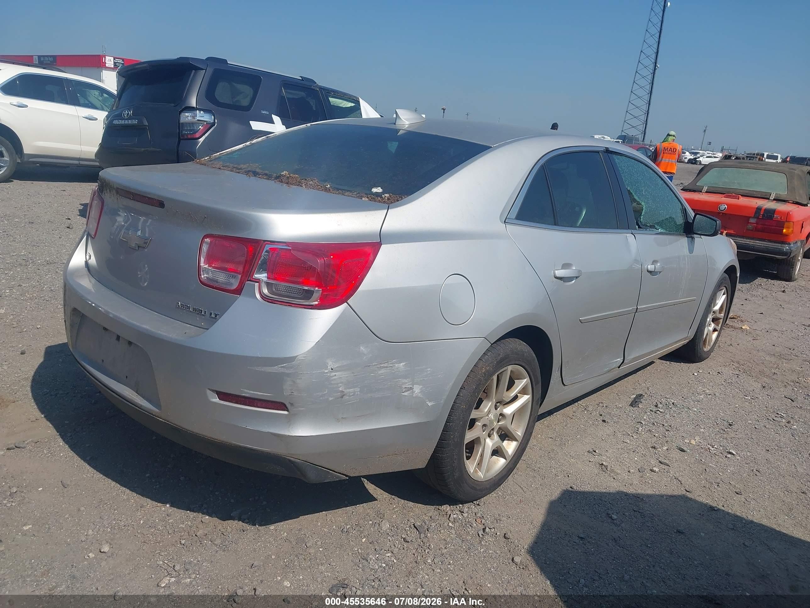 2015 Chevrolet Malibu 1lt Silver vin: 1G11C5SL0FU125364