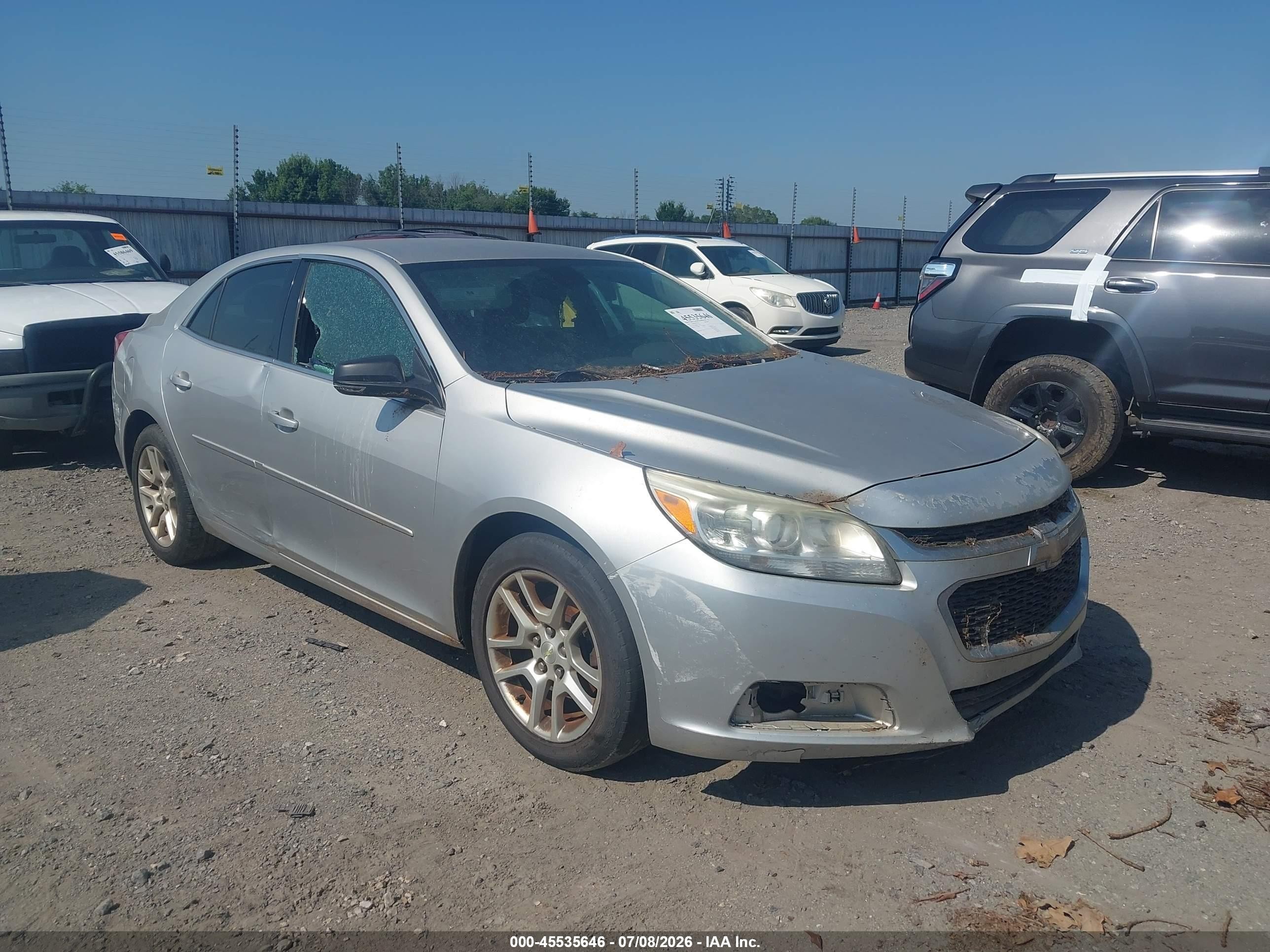 2015 Chevrolet Malibu 1lt Silver vin: 1G11C5SL0FU125364