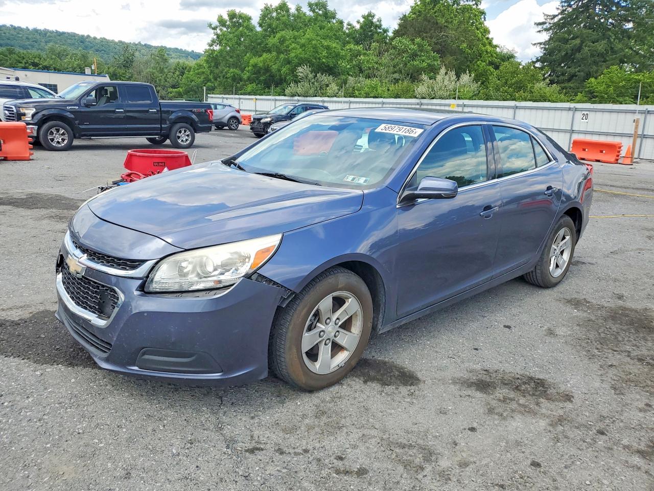 2014 Chevrolet Malibu 1lt Blue vin: 1G11C5SL1EF189738