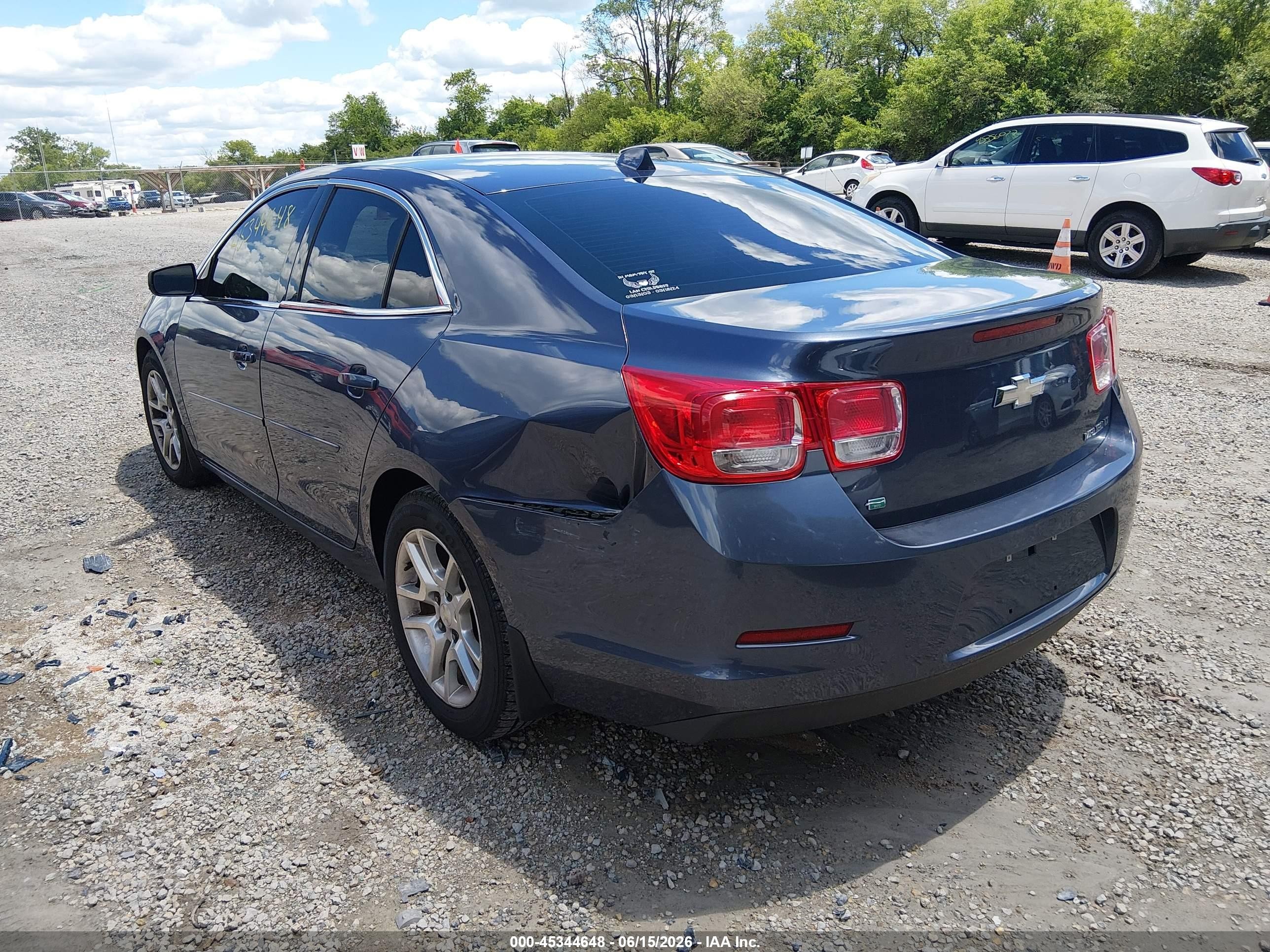 2014 Chevrolet Malibu 1lt Blue vin: 1G11C5SL1EF205842