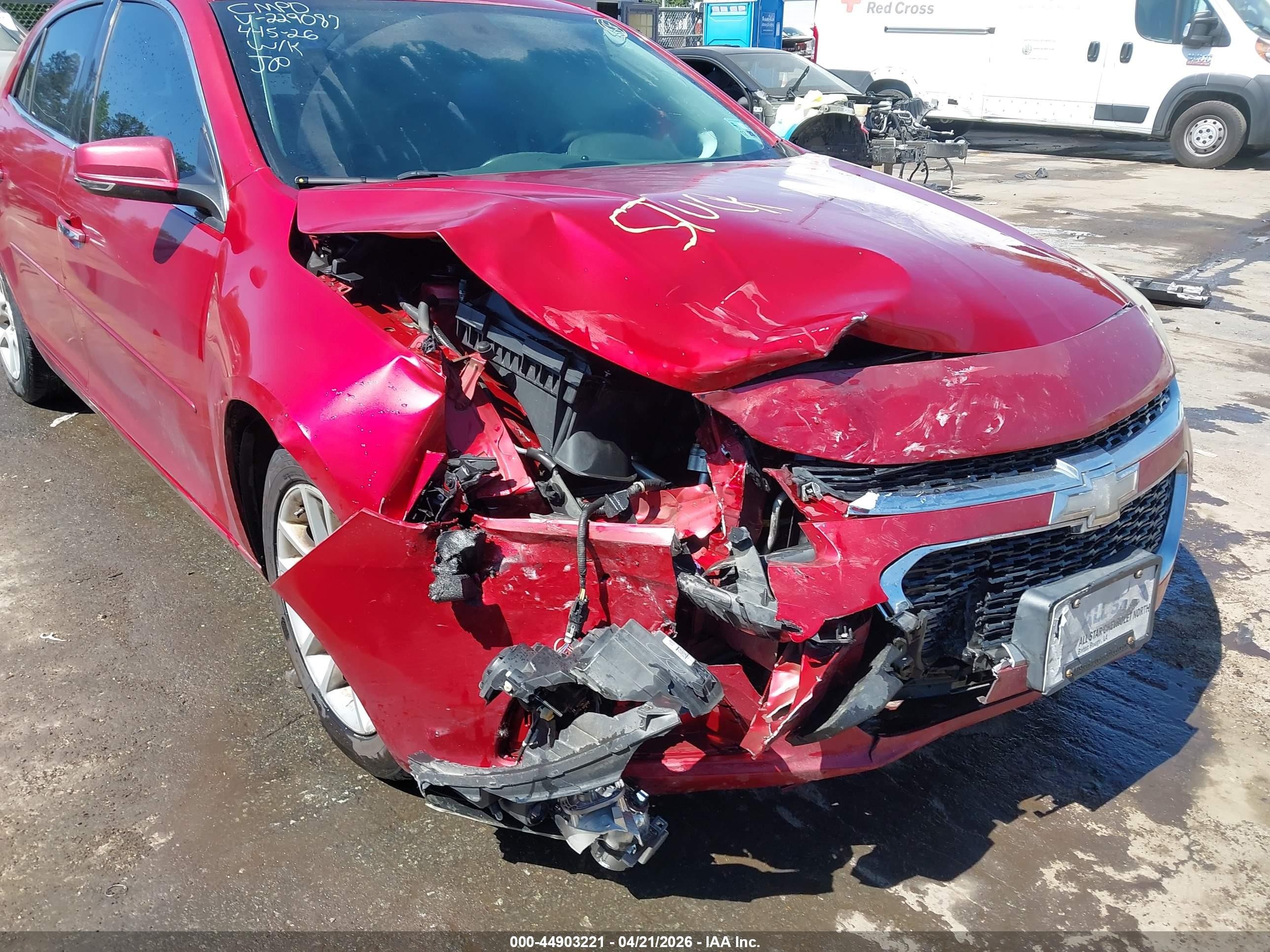 2014 Chevrolet Malibu 1lt Red vin: 1G11C5SL1EF229087