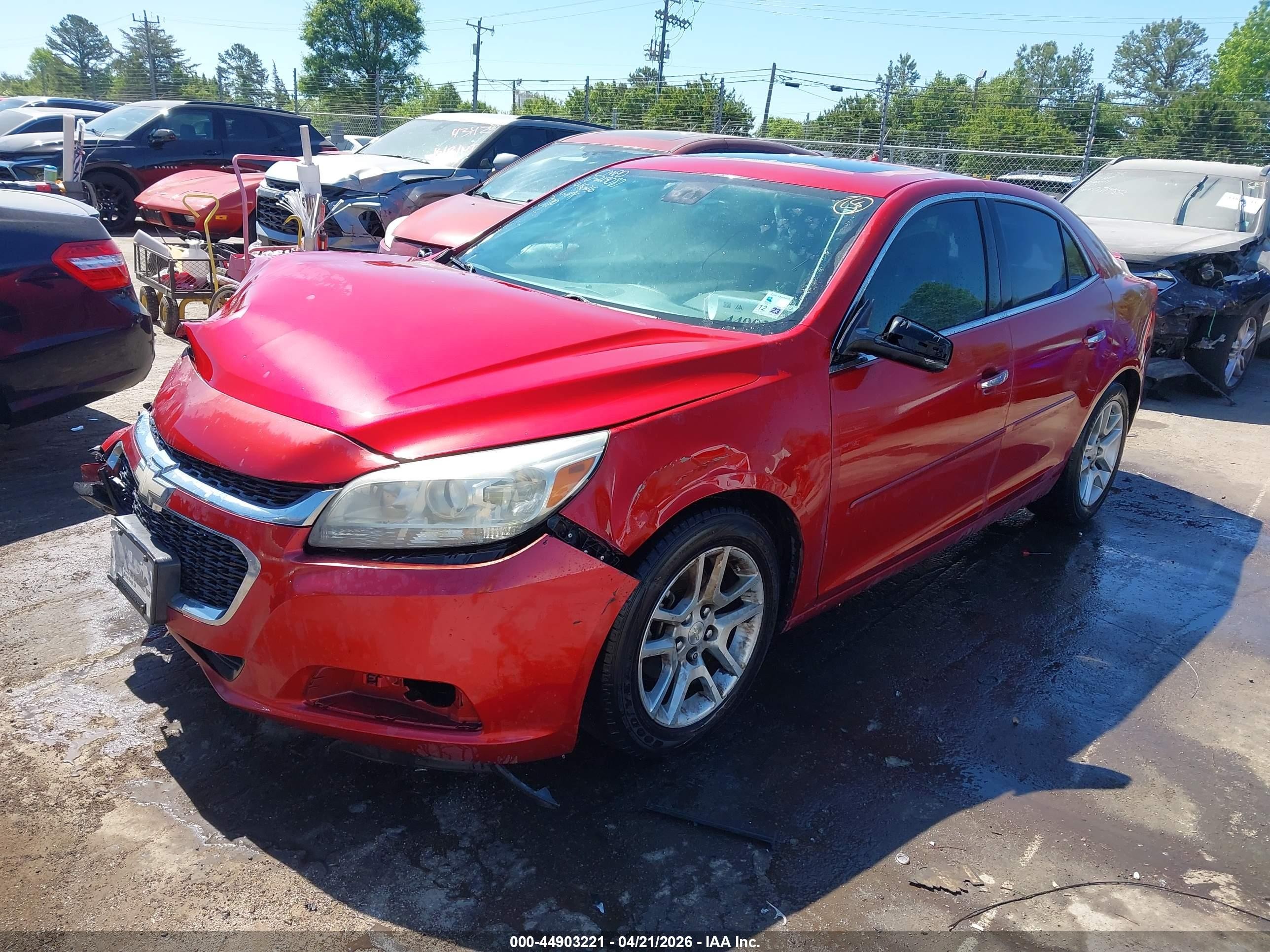2014 Chevrolet Malibu 1lt Red vin: 1G11C5SL1EF229087