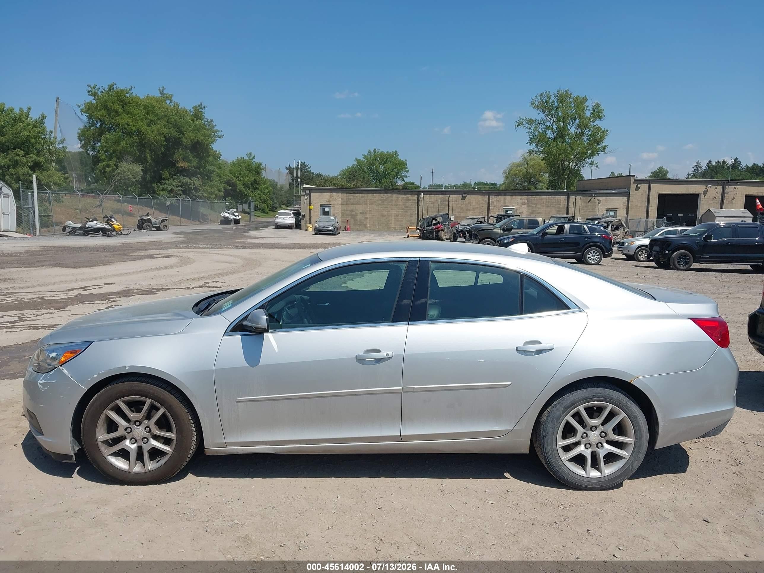 2014 Chevrolet Malibu 1lt Silver vin: 1G11C5SL1EF275633