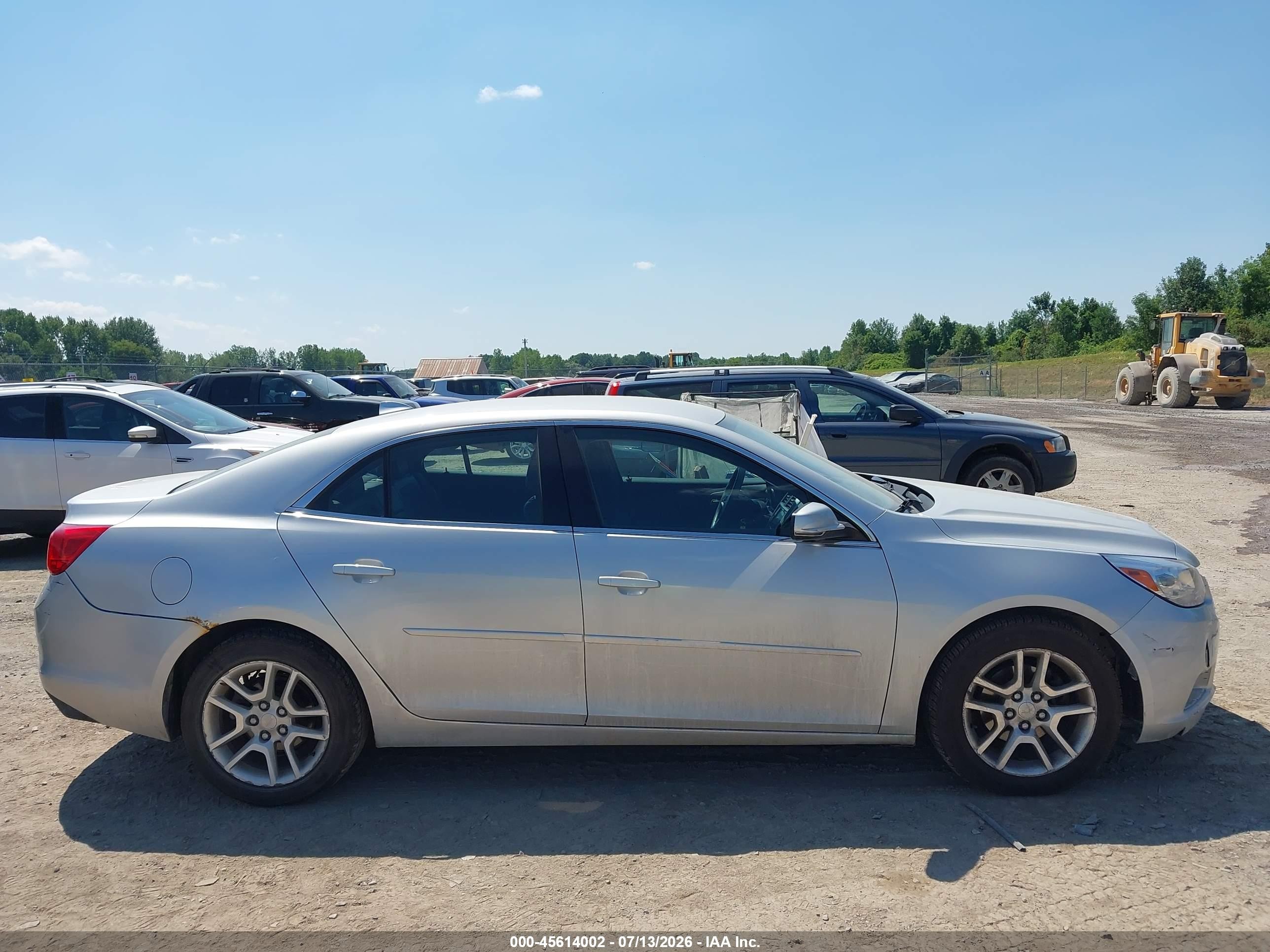 2014 Chevrolet Malibu 1lt Silver vin: 1G11C5SL1EF275633