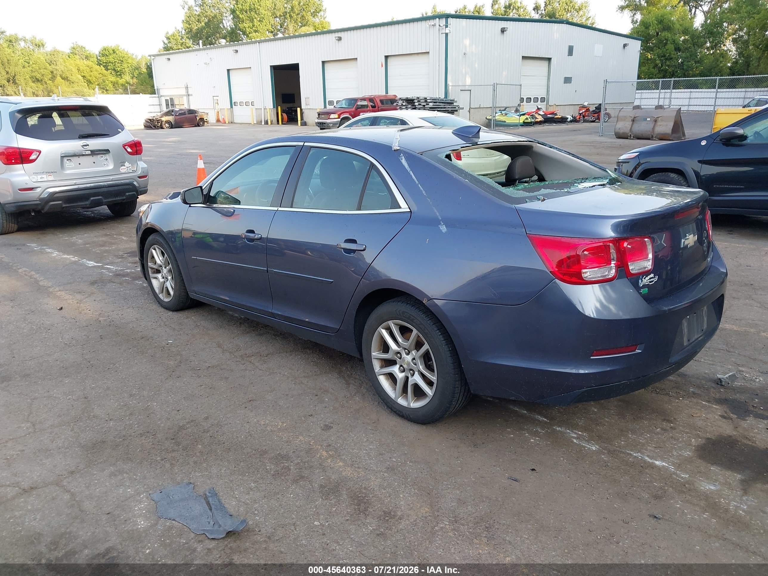 2015 Chevrolet Malibu 1lt Blue vin: 1G11C5SL1FF158362