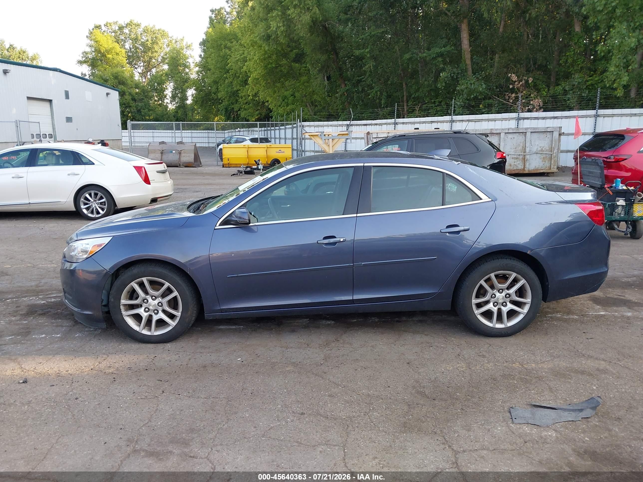 2015 Chevrolet Malibu 1lt Blue vin: 1G11C5SL1FF158362
