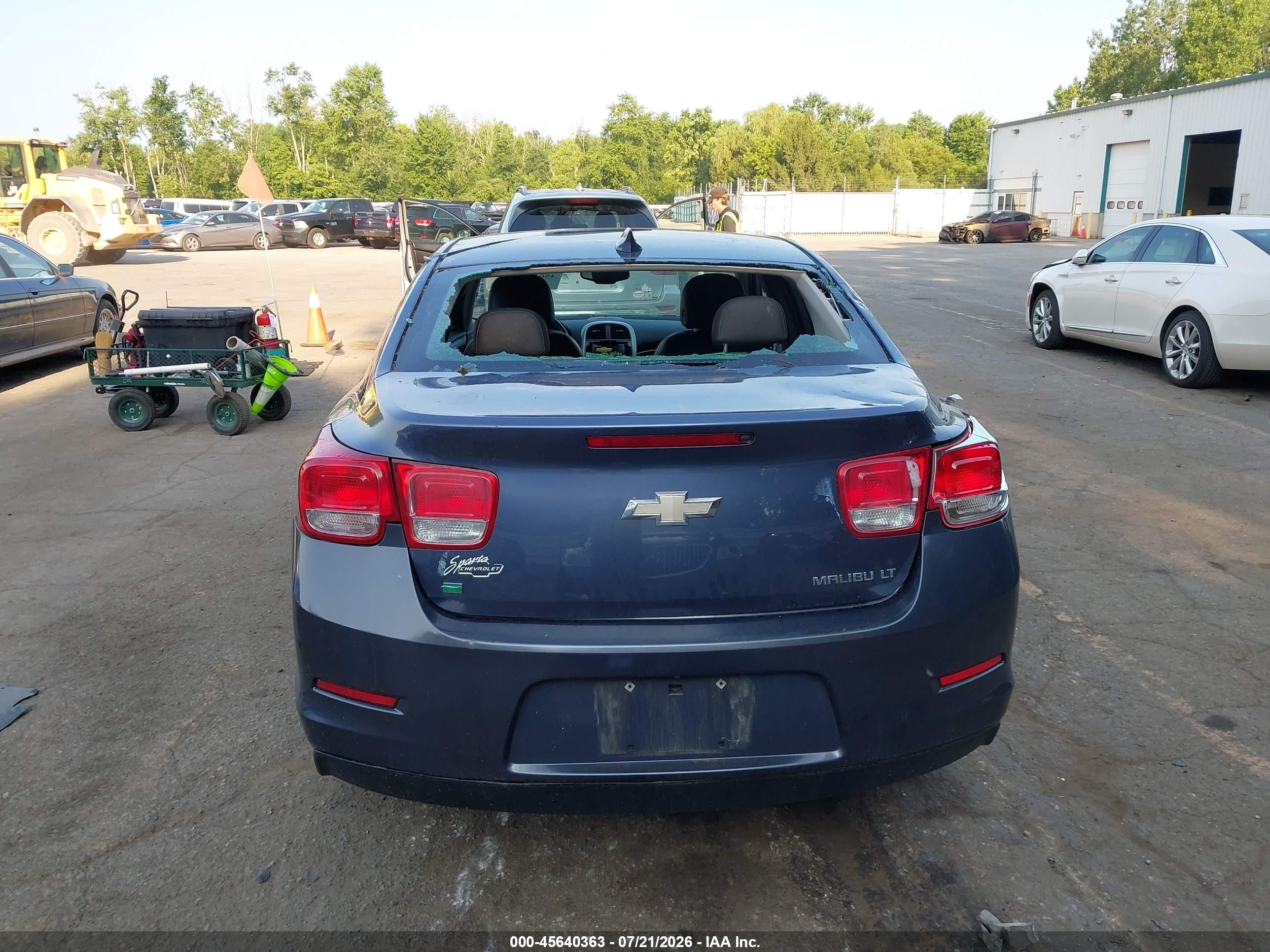 2015 Chevrolet Malibu 1lt Blue vin: 1G11C5SL1FF158362