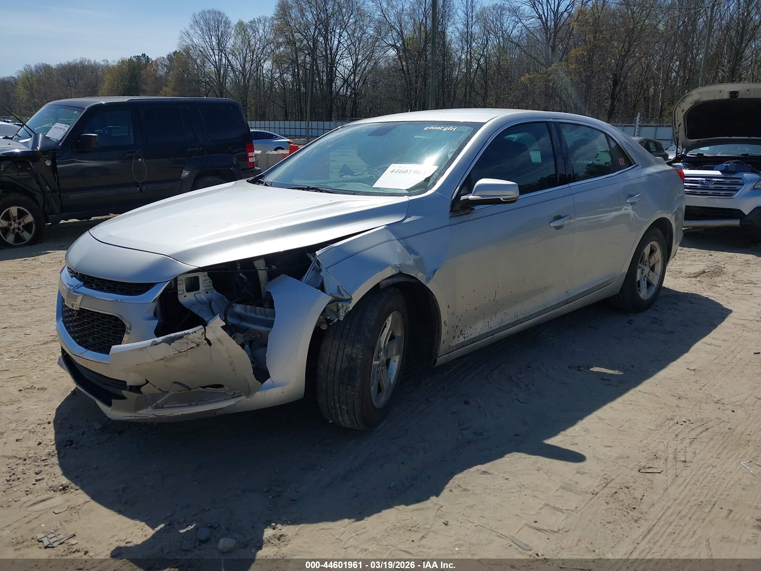 2015 Chevrolet Malibu 1lt Silver vin: 1G11C5SL1FF160984