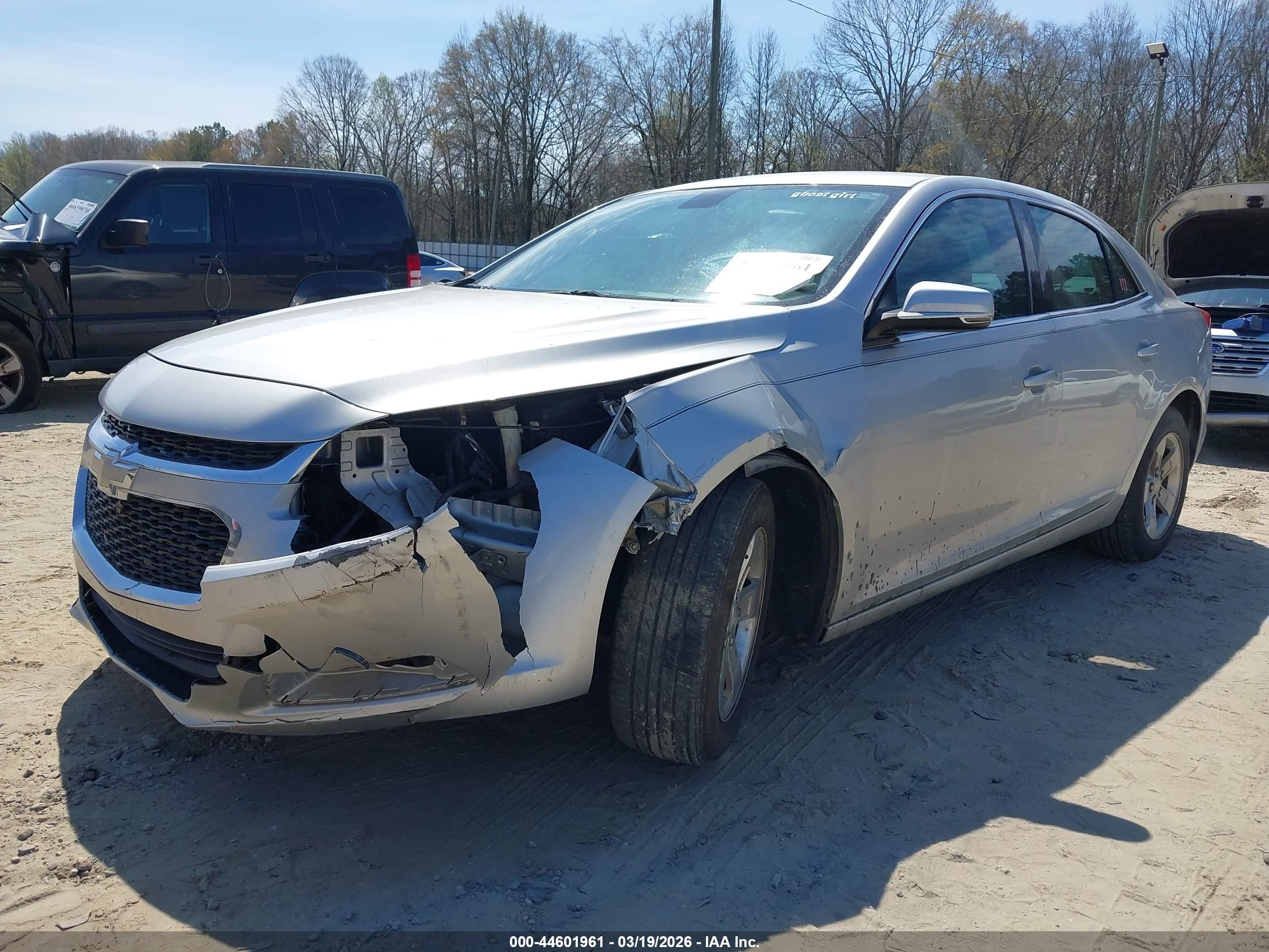 2015 Chevrolet Malibu 1lt Silver vin: 1G11C5SL1FF160984