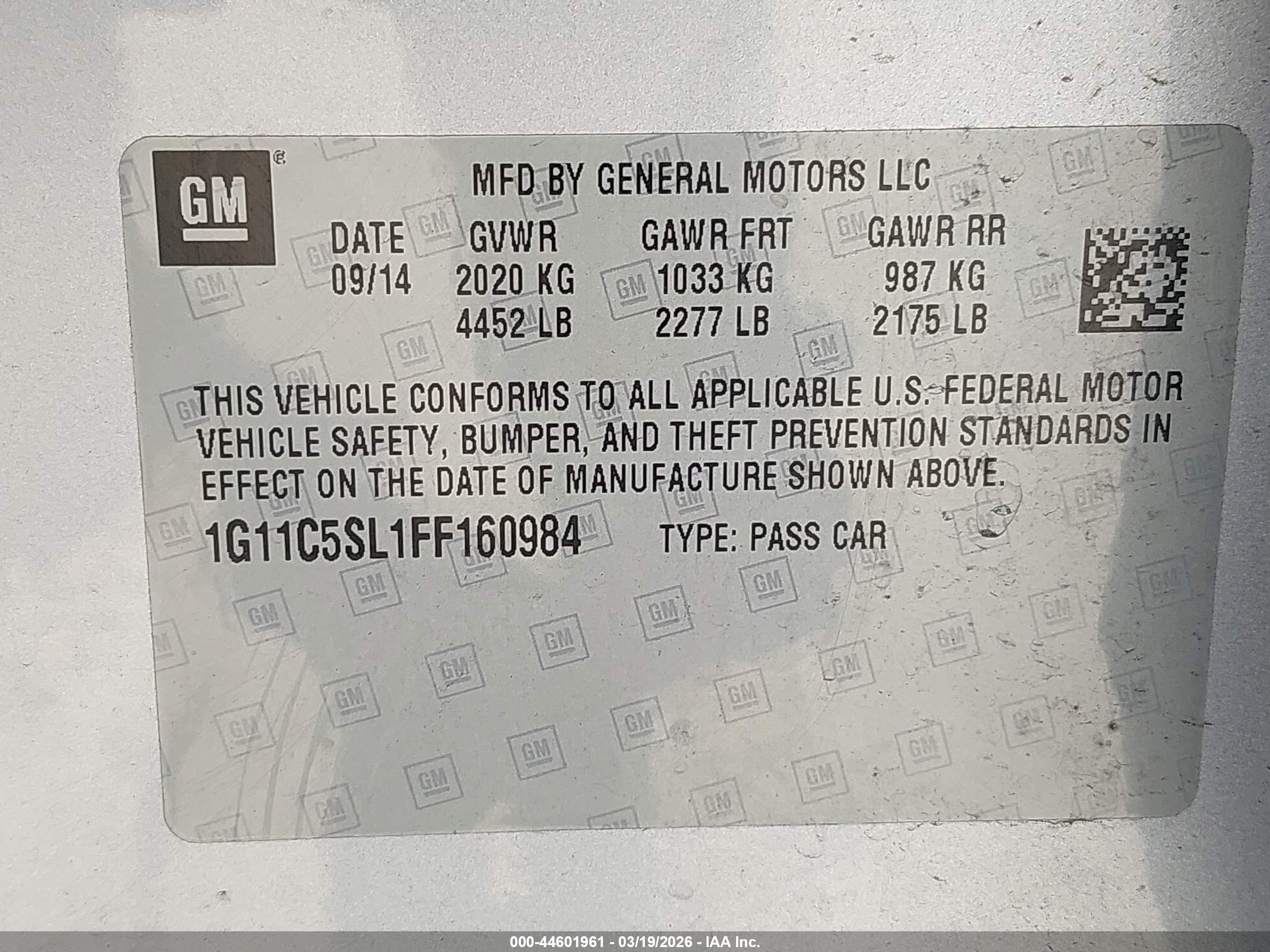 2015 Chevrolet Malibu 1lt Silver vin: 1G11C5SL1FF160984