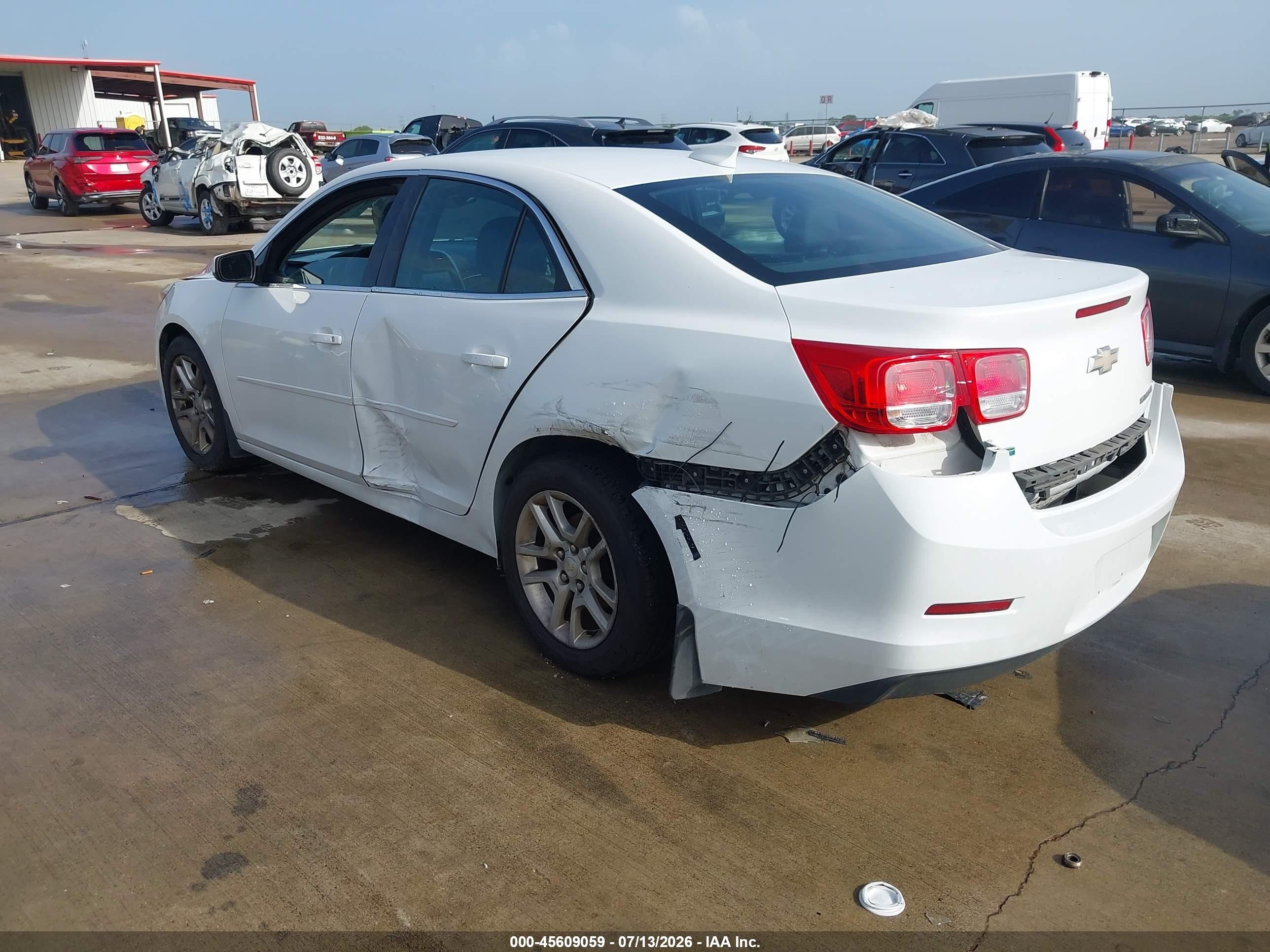 2015 Chevrolet Malibu 1lt White vin: 1G11C5SL1FF234260